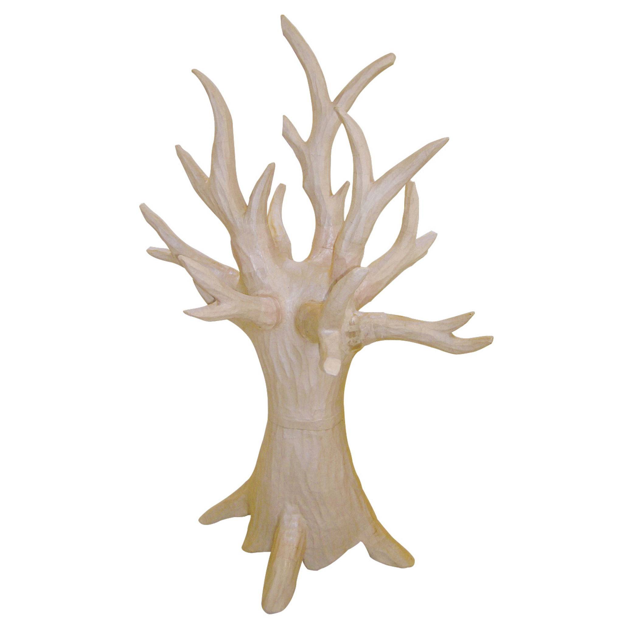 Décopatch Pappmaché, braun, 3D-Baum 160cm - Kartonbraun XLA03O