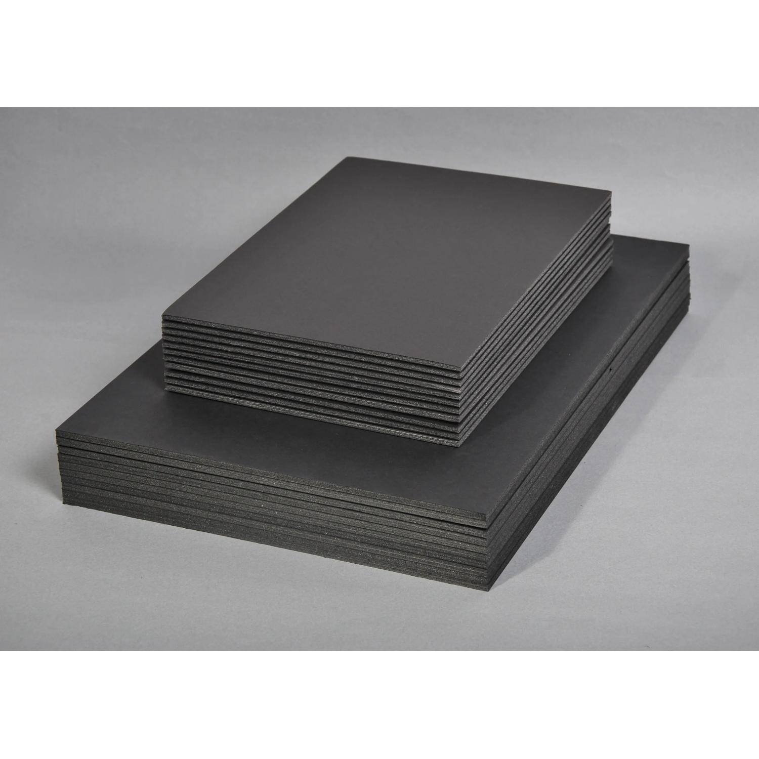 Clairefontaine Schaumkarton, 5 Stück, 100x140 cm, 5mm - Schwarz 93652C