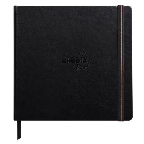 Rhodia Touch Book, Skizzenbuch 20 Bl extraweiß 250g, 15x15 cm Schwarz 116176C