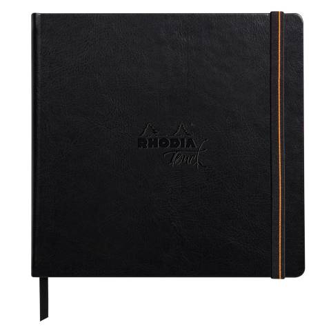 Rhodia Touch Book, Skizzenbuch 20 Bl extraweiß 250g, 21x21 cm Schwarz 116177C