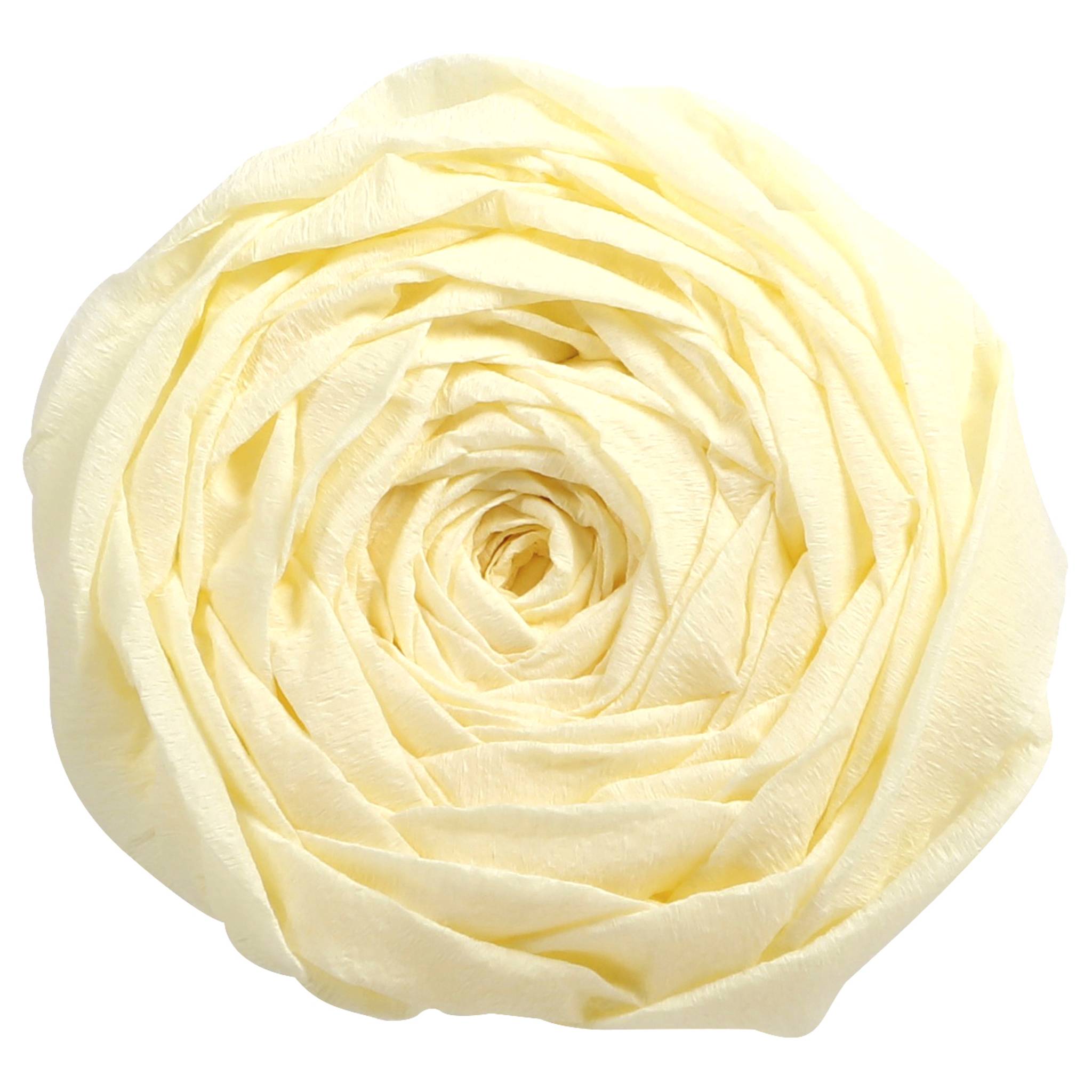 Clairefontaine Krepppapier, Pack. 10 Bogen gefaltet 2mx0,50m Elfenbein 901002C