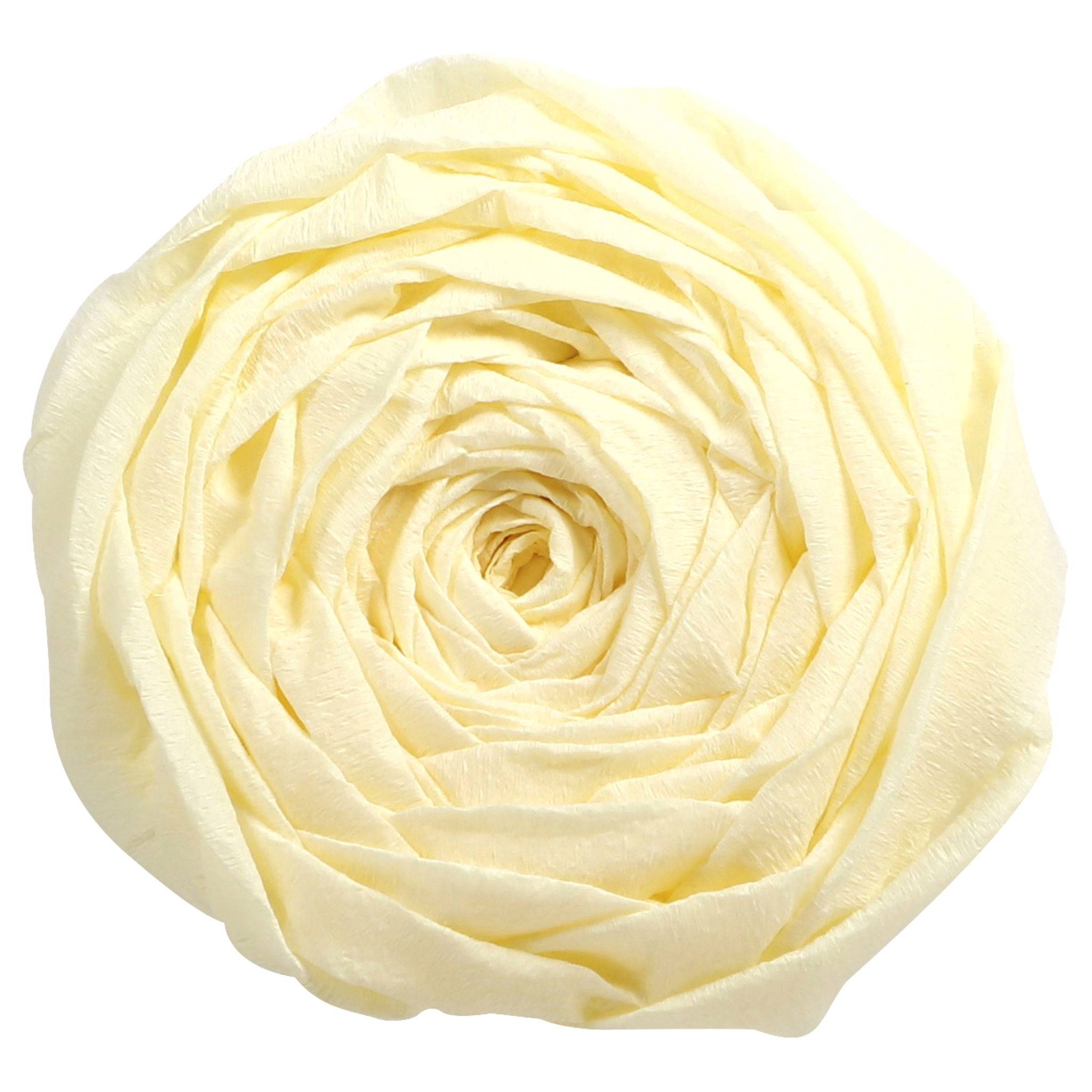 Clairefontaine Krepppapier, Pack. 10 Bogen gefaltet 2mx0,50m Elfenbein 901002C