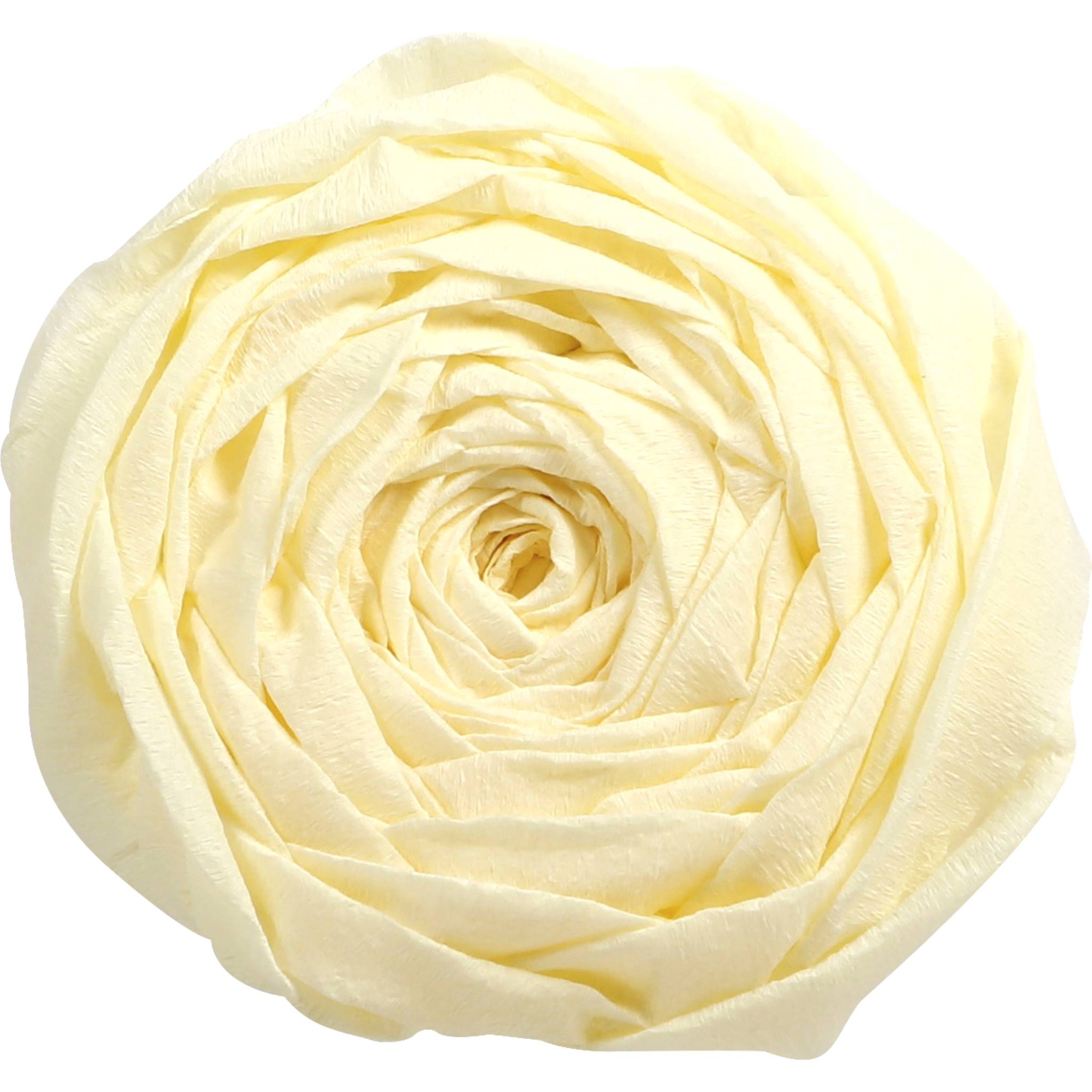 Clairefontaine Krepppapier, Pack. 10 Bogen gefaltet 2mx0,50m Elfenbein 901002C