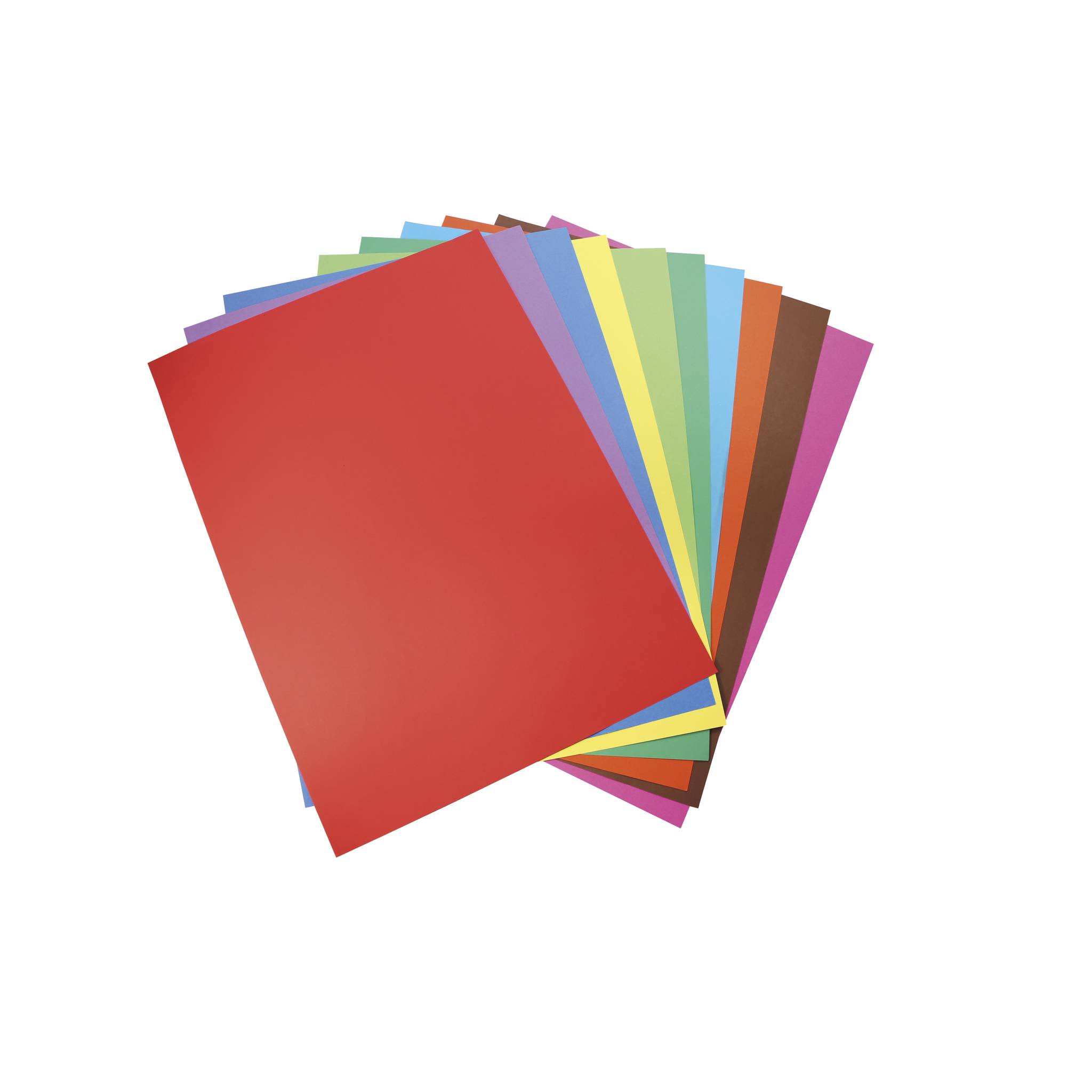 Clairefontaine Fotokarton, Packung mit 50 Bogen 50x65 cm 120g Sortierung 456299C