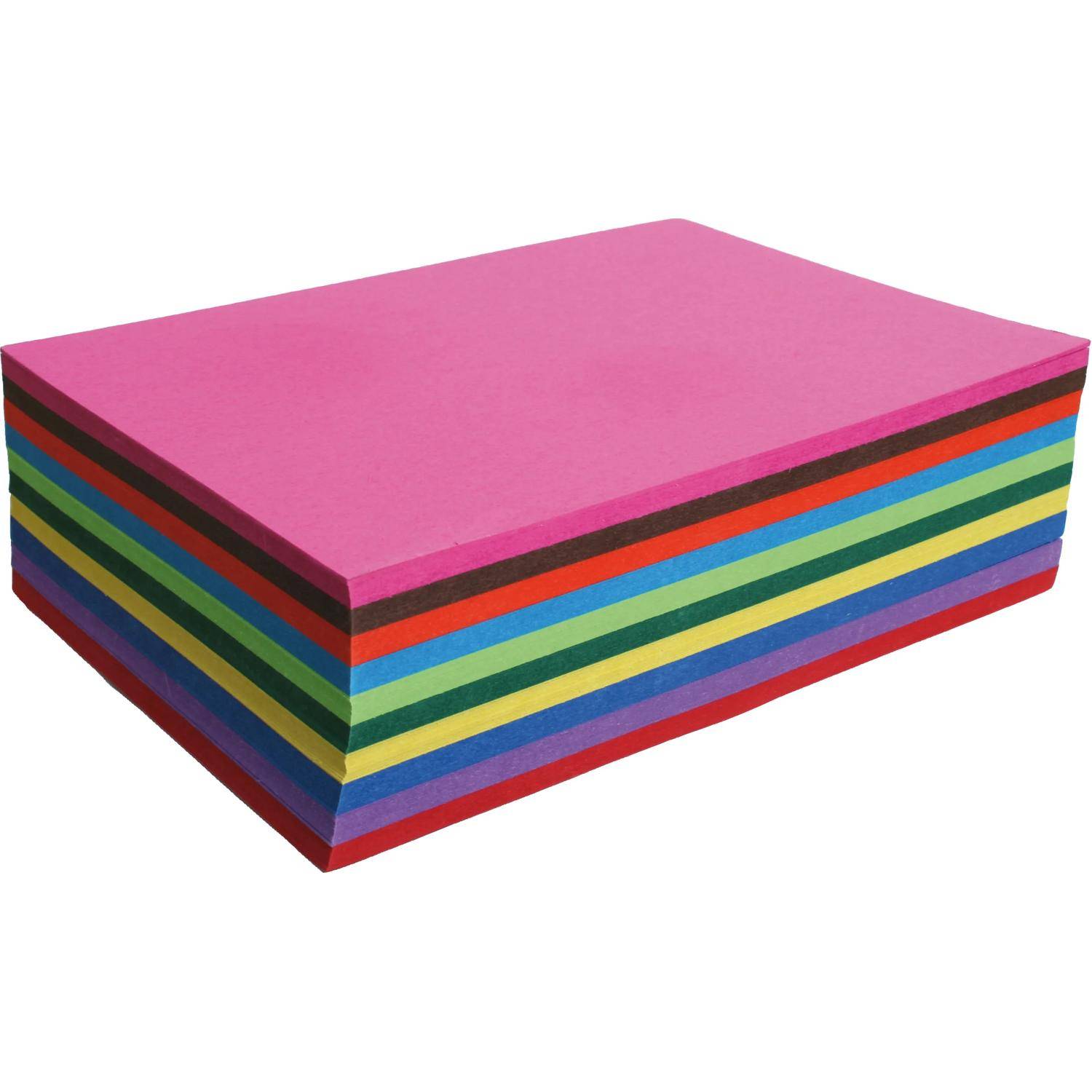Clairefontaine Fotokarton, Packung mit 100 Bogen A4 120g - Sortierung 455201C