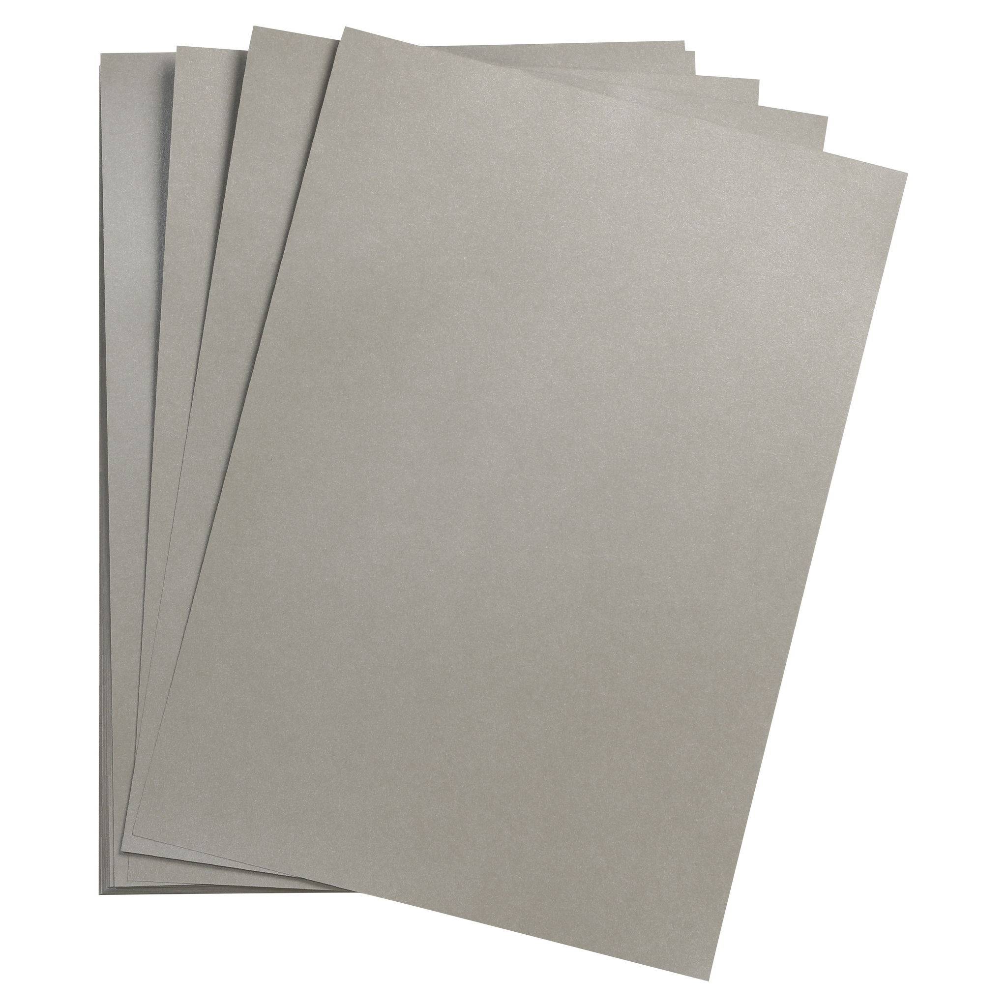 Clairefontaine Maya Fotokarton A1 270g 25 Bogen - Silber 97981C