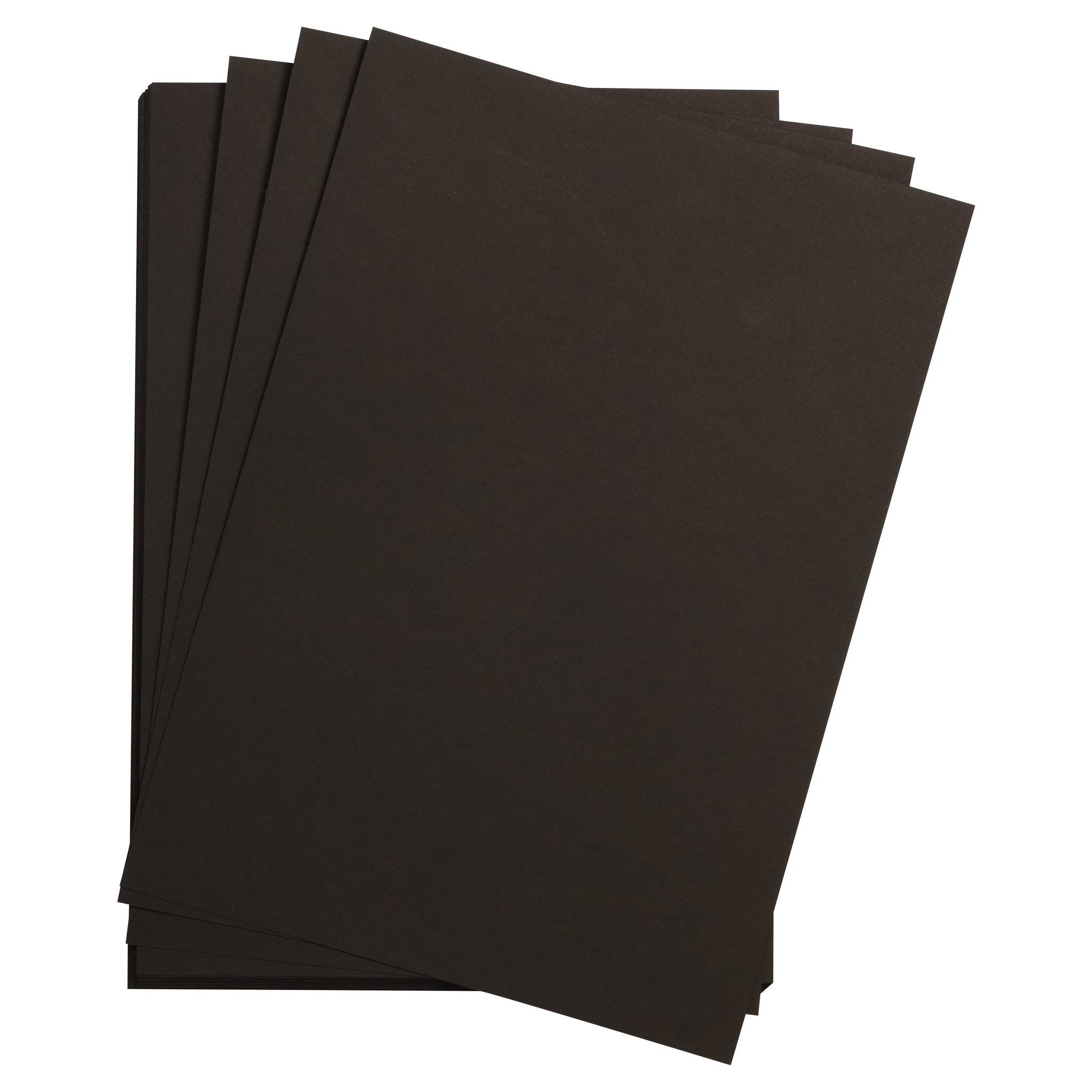 Clairefontaine Zeichenpapier Tulipe 25x32,5 cm 160g , 50 Blatt - Schwarz 975158C