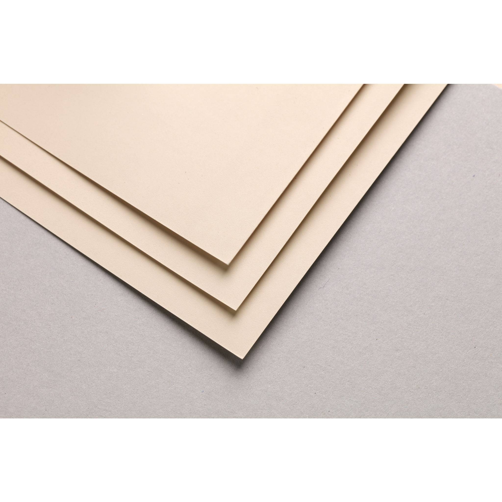 Clairefontaine Pastelmat Pastellmalerei, 5 Bogen 50x70 cm, 360g Beige 96055C