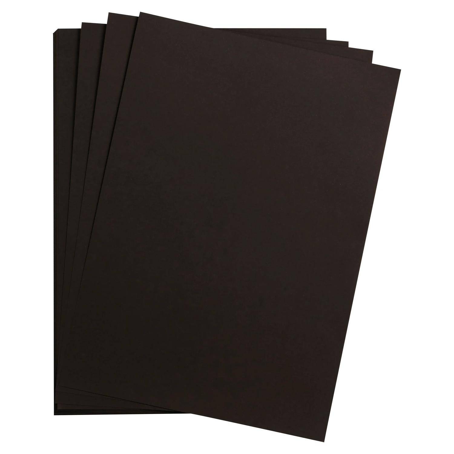 Clairefontaine Maya Fotokarton A2 270g 25 Bogen - Schwarz 48150C