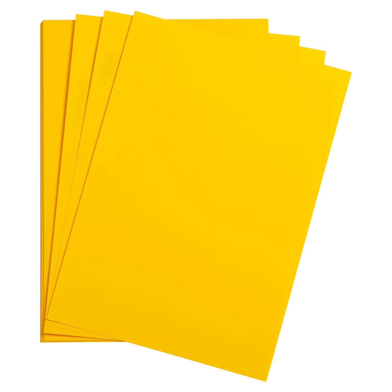 Clairefontaine Maya Fotokarton A2 270g 25 Bogen - Sonnengelb 48153C
