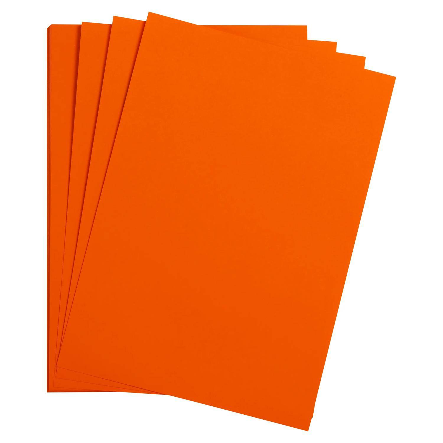 Clairefontaine Maya Fotokarton 50x70cm 270g 125 Bogen - Orange 397255C