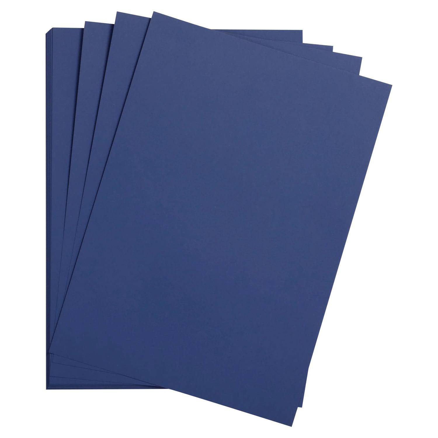 Clairefontaine Maya Tonpapier 50x70cm 120g 250 Bogen - Mitternachtsblau 397157C