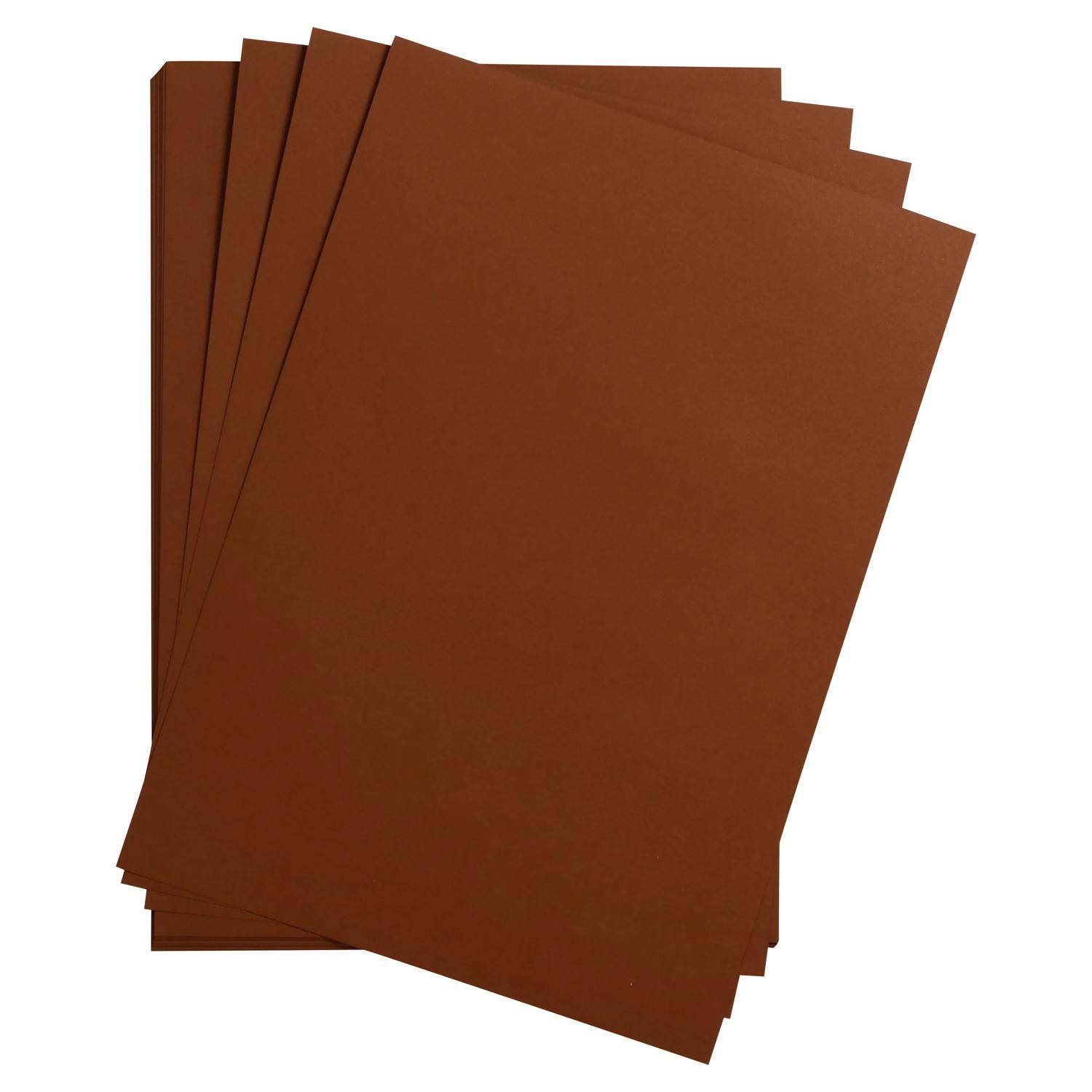 Clairefontaine Maya Fotokarton 50x70cm 270g 125 Bogen - Braun| 397261C