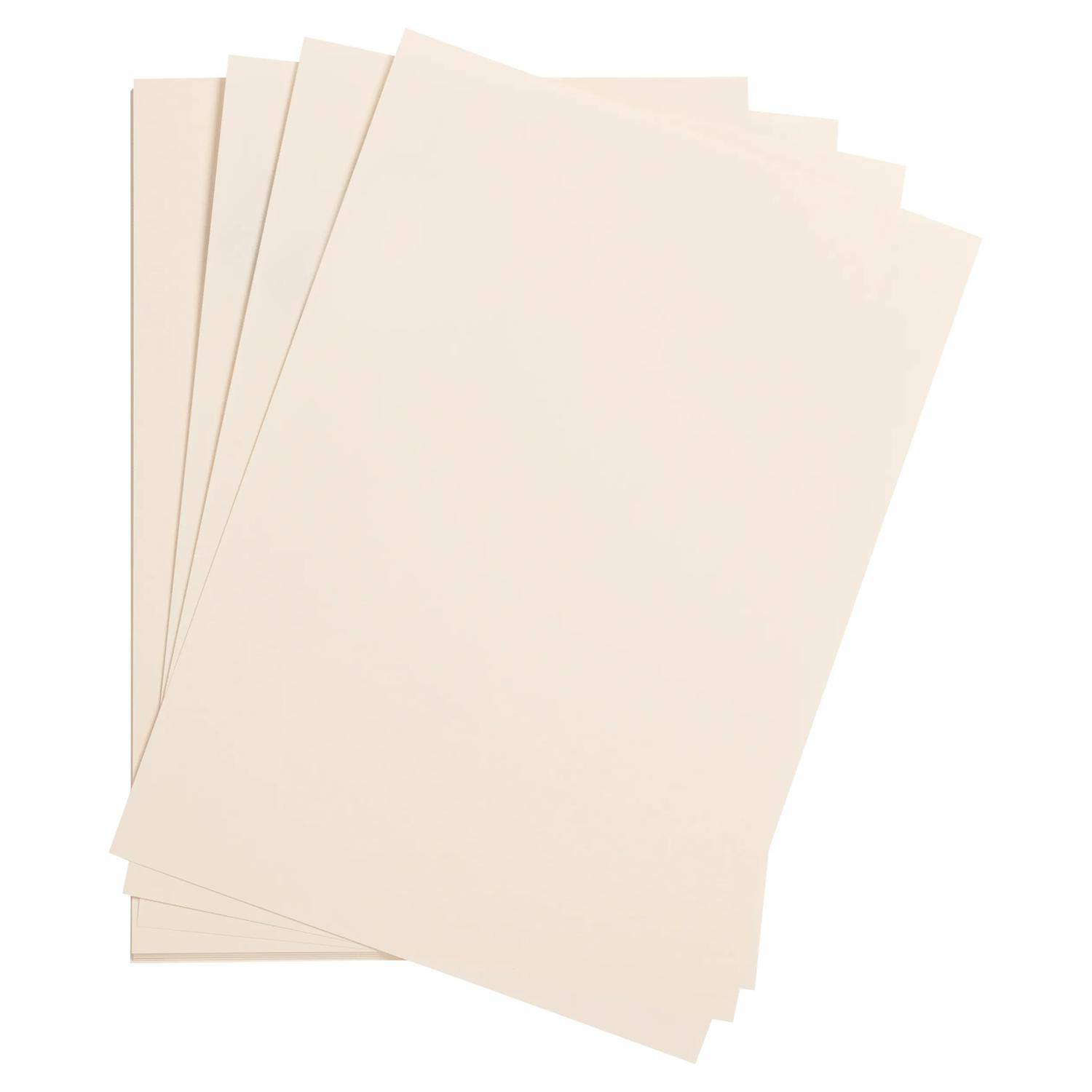 Clairefontaine Maya Fotokarton 50x70cm 270g 125 Bogen - Elfenbein 397275C