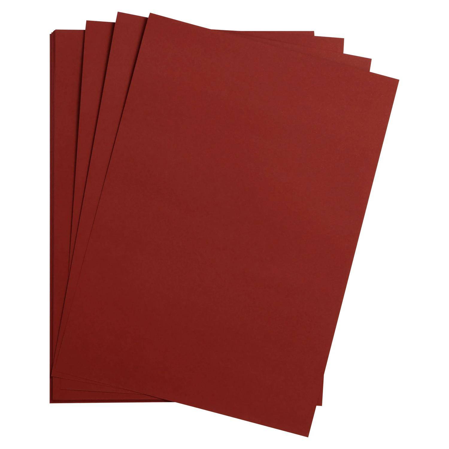 Clairefontaine Maya Fotokarton A2 270g 25 Bogen - Bordeaux 48176C