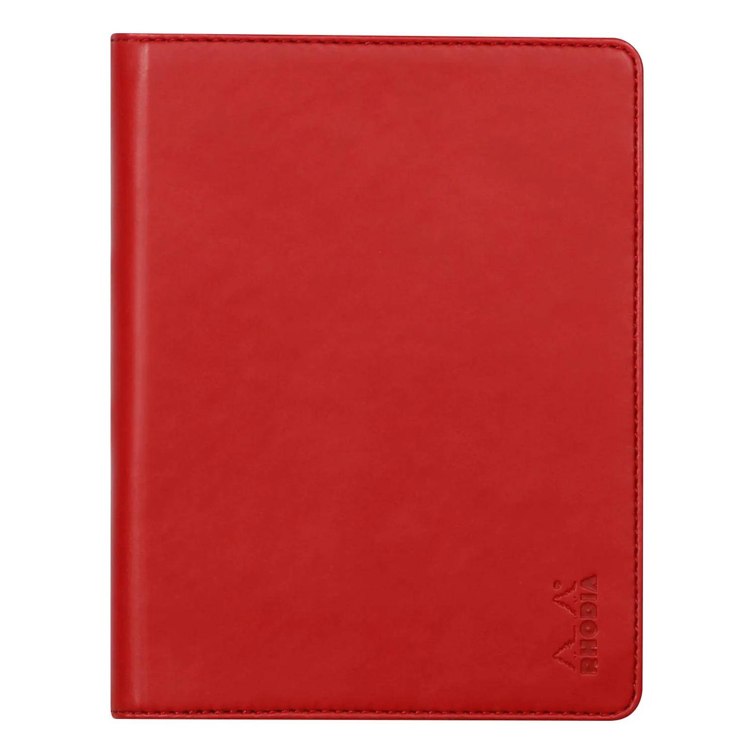 Rhodia Rhodiarama Mappe Block oder Notizheft A6, N°13 13x17 cm Mohnrot 213007C