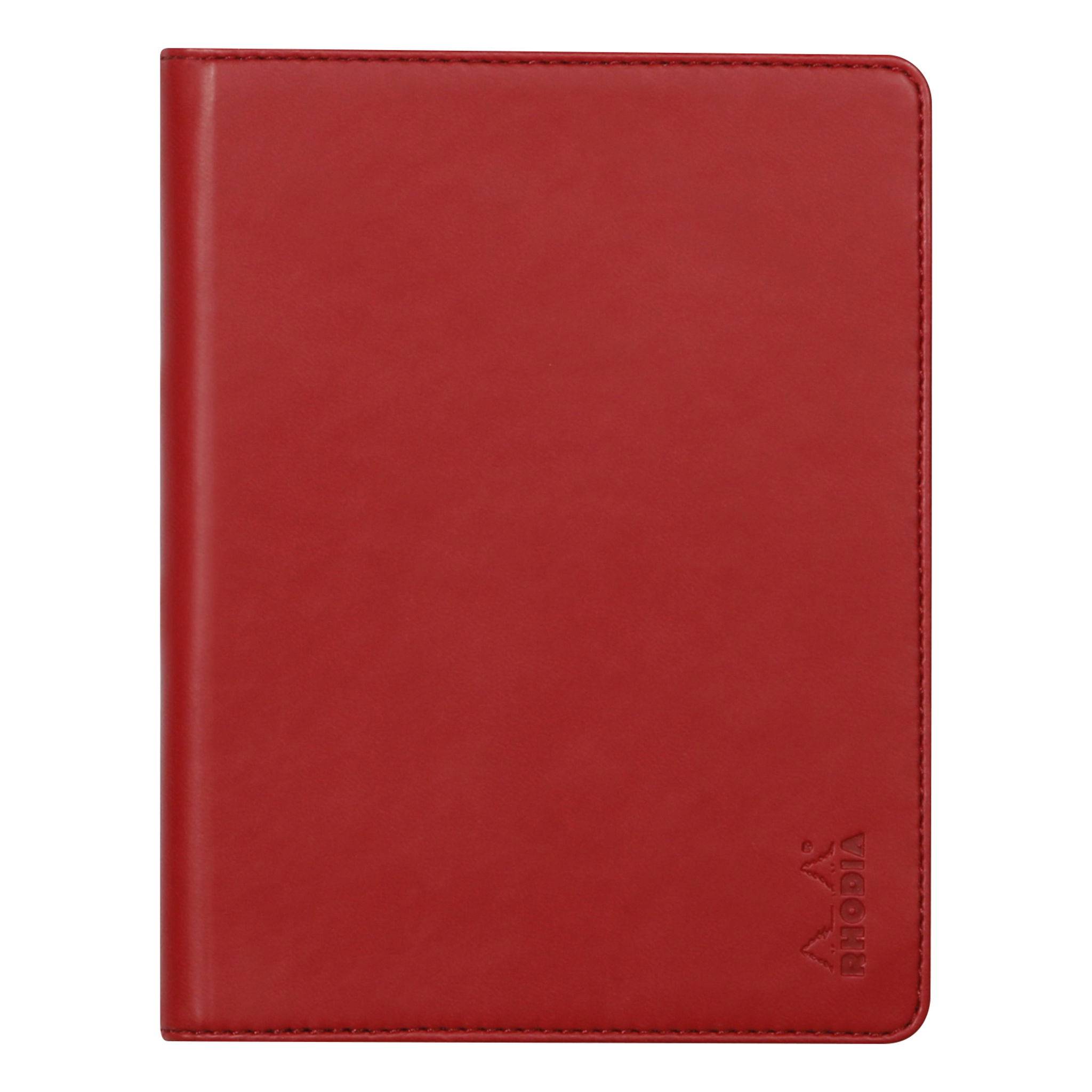 Rhodia Rhodiarama Mappe Block oder Notizheft A6, N°13 13x17 cm Mohnrot 213007C