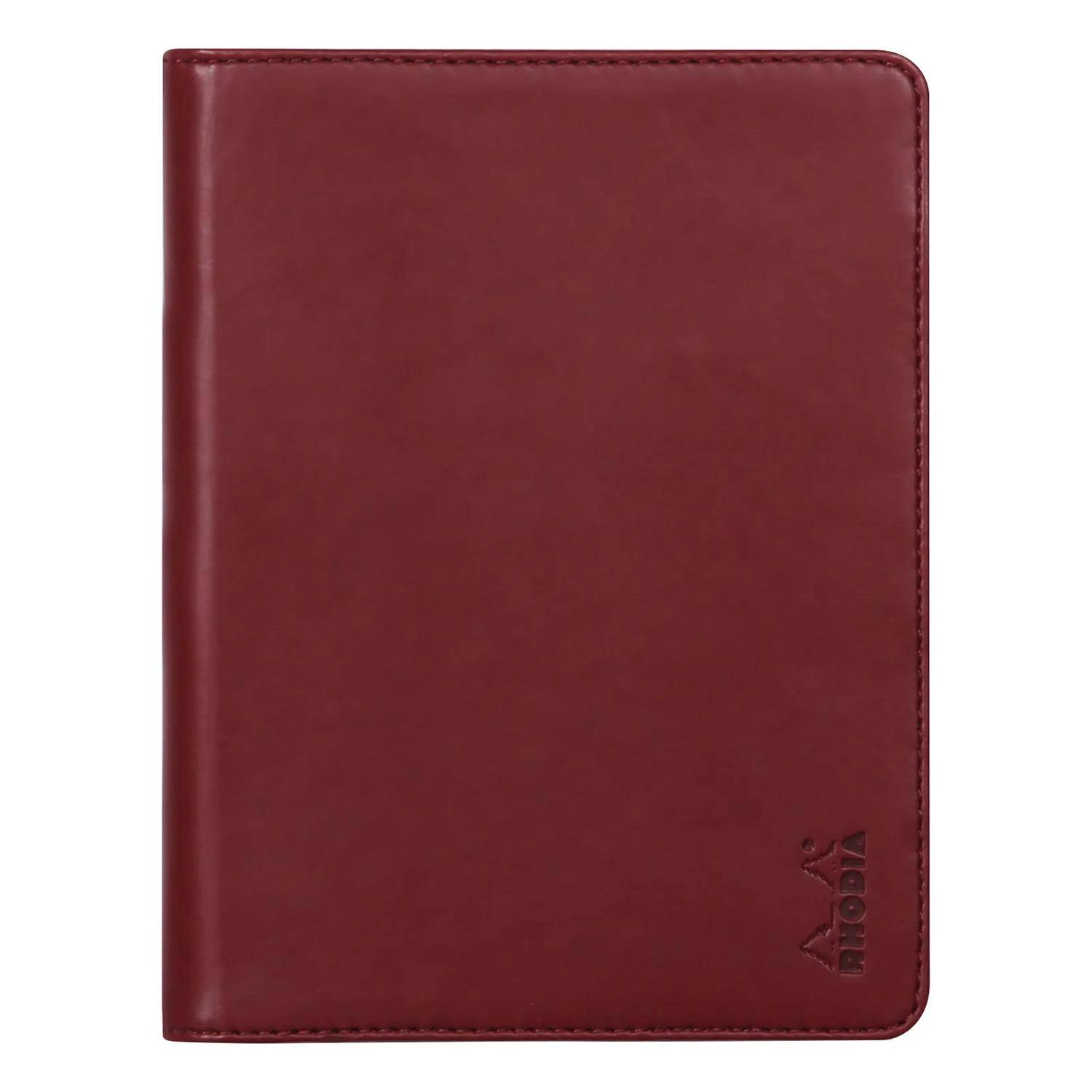 Rhodia Rhodiarama Mappe Block oder Notizheft A6, N°13 13x17 cm Weinrot 213008C