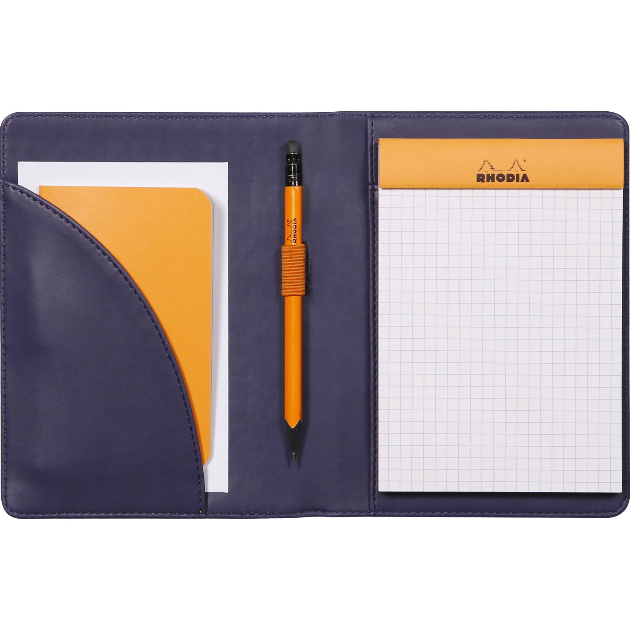 Rhodia Mappe für Block oder Notizheft A6, N°13 13x17 cm Mitternachtsblau 213005C