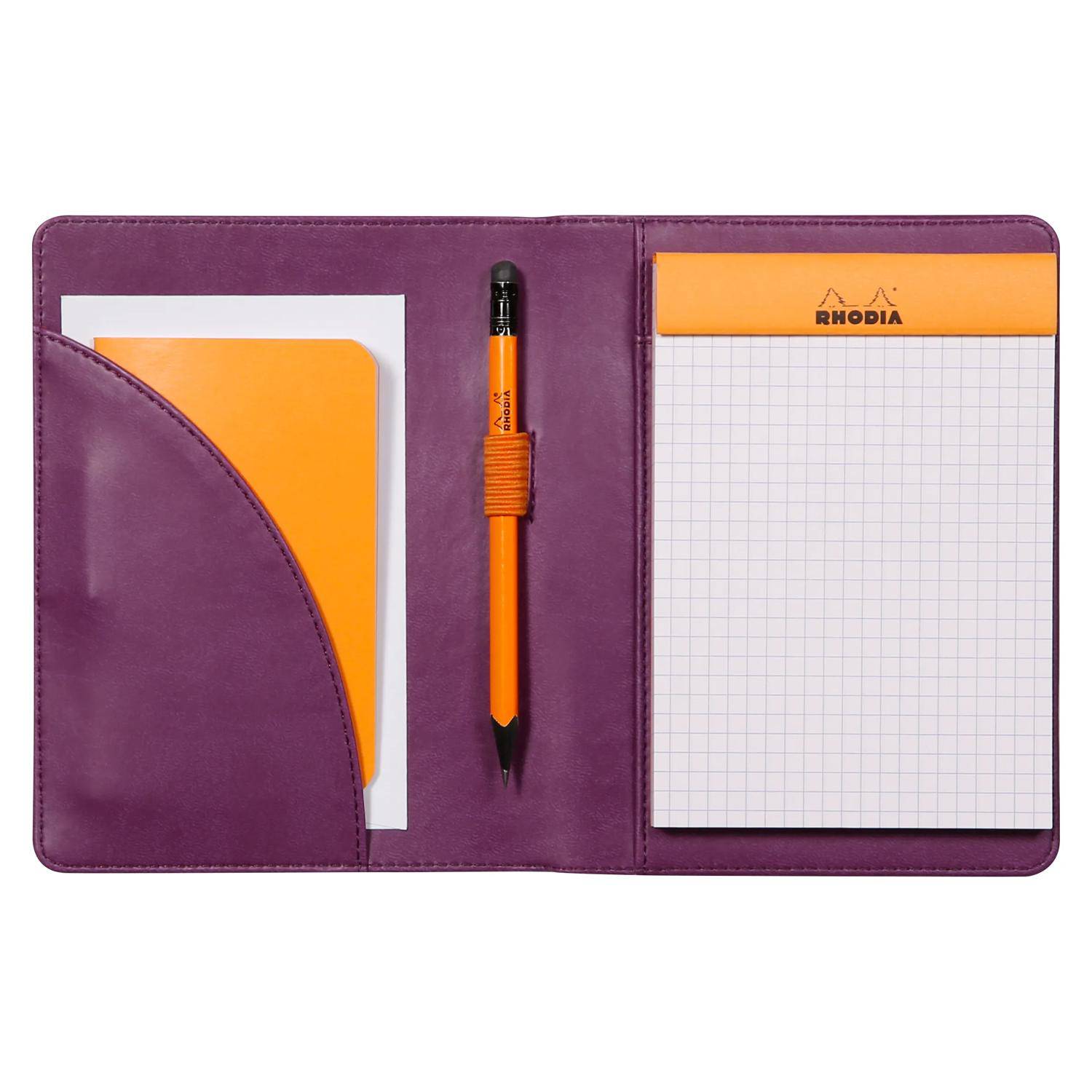 Rhodia Rhodiarama Mappe Block oder Notizheft A6, N°13 13x17 cm Violett 213006C