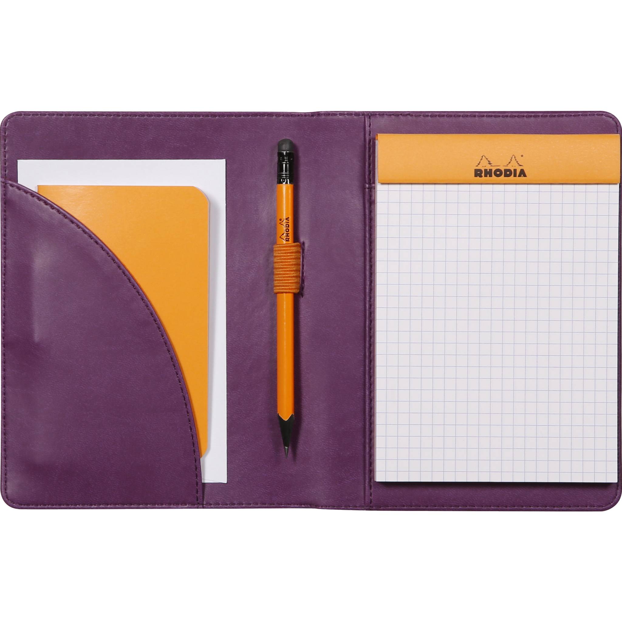 Rhodia Rhodiarama Mappe Block oder Notizheft A6, N°13 13x17 cm Violett 213006C