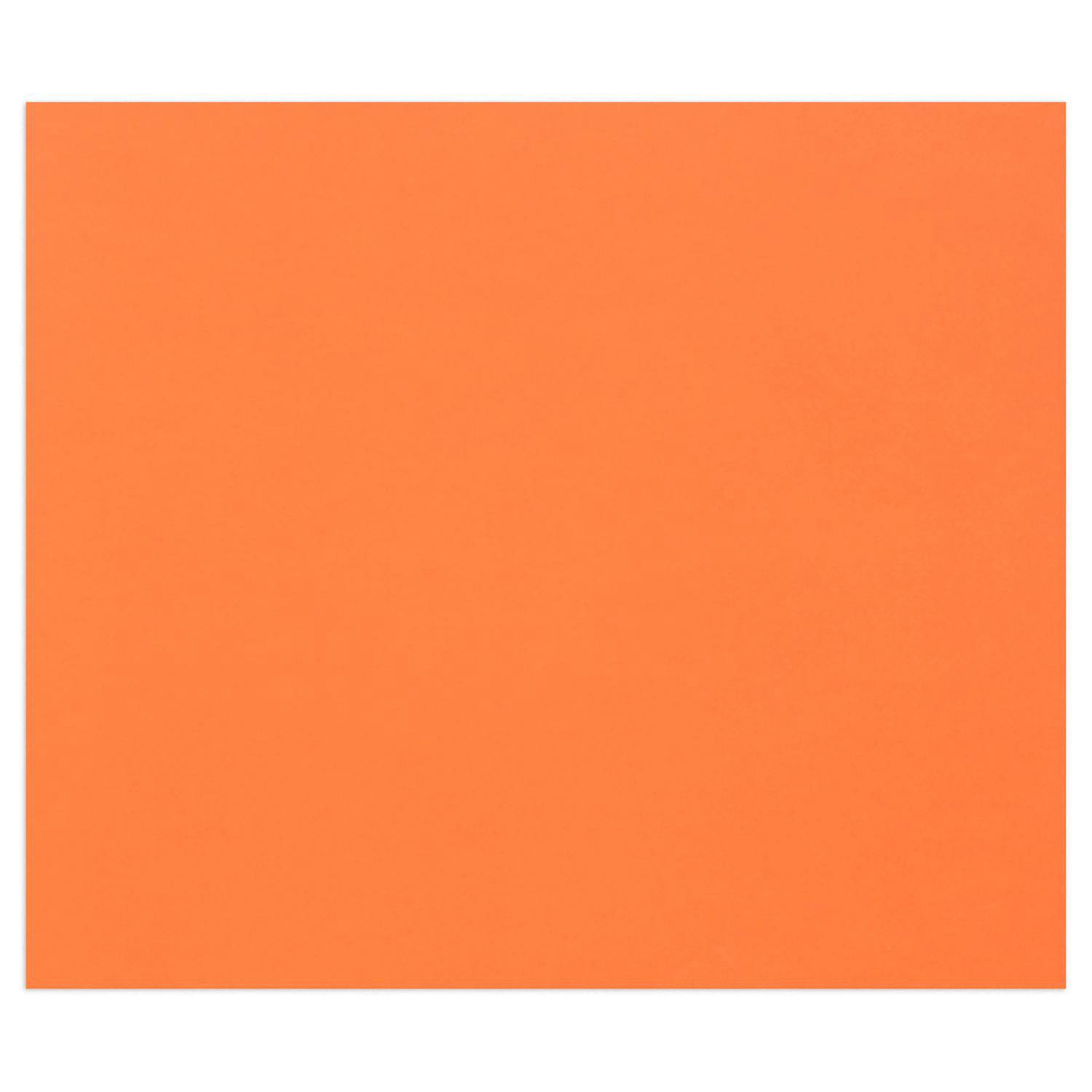 Clairefontaine Zeichenpapier Tulipe A3 160g, Packung mit 50 Blatt Orange 960572C