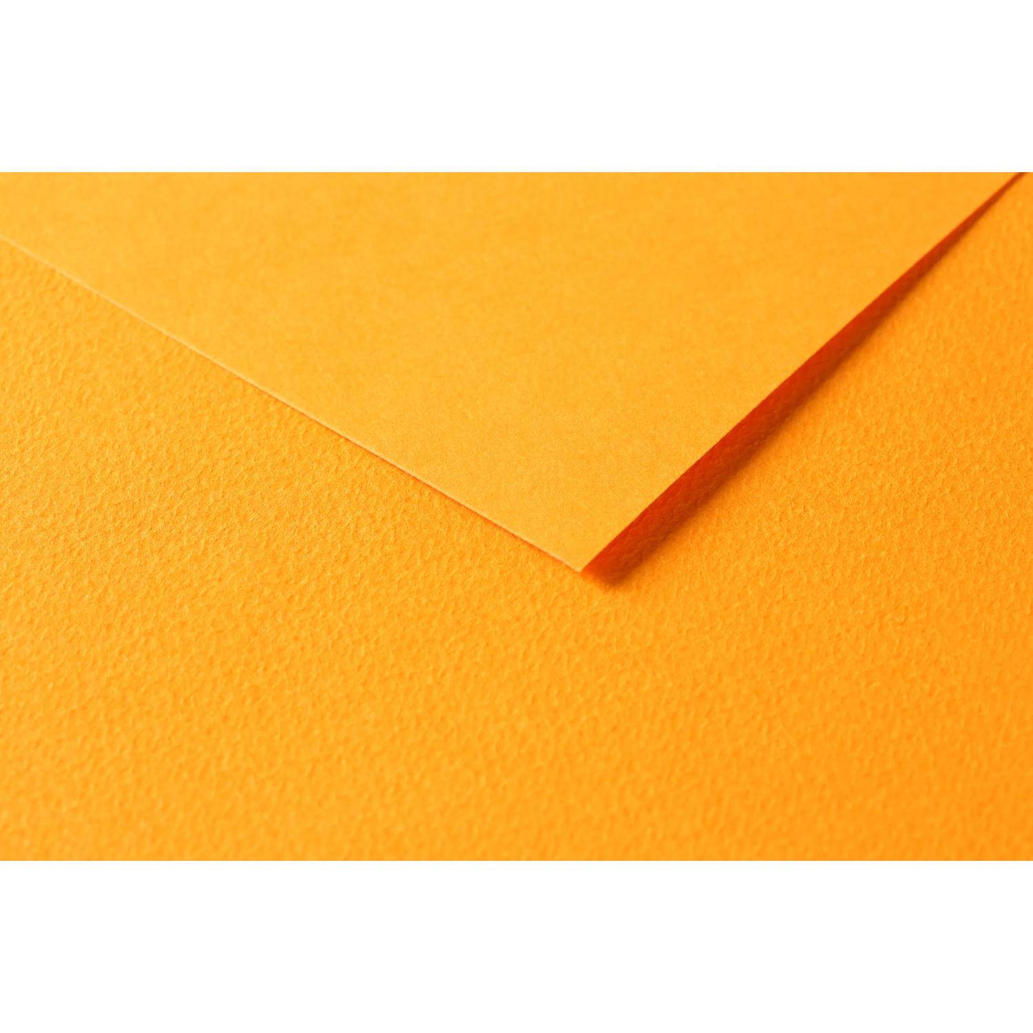 Clairefontaine Zeichenpapier Tulipe A4 160g Ries 100 Bl Leuchtend Orange 960473C