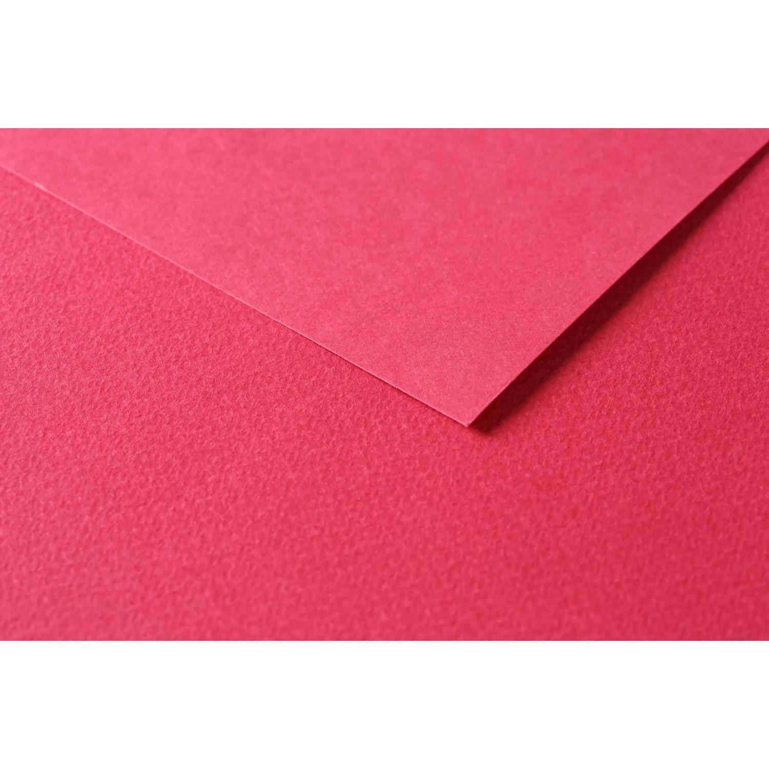 Clairefontaine Zeichenpapier Tulipe A3 160g, Packung 50 Bl Intensivrosa 960575C