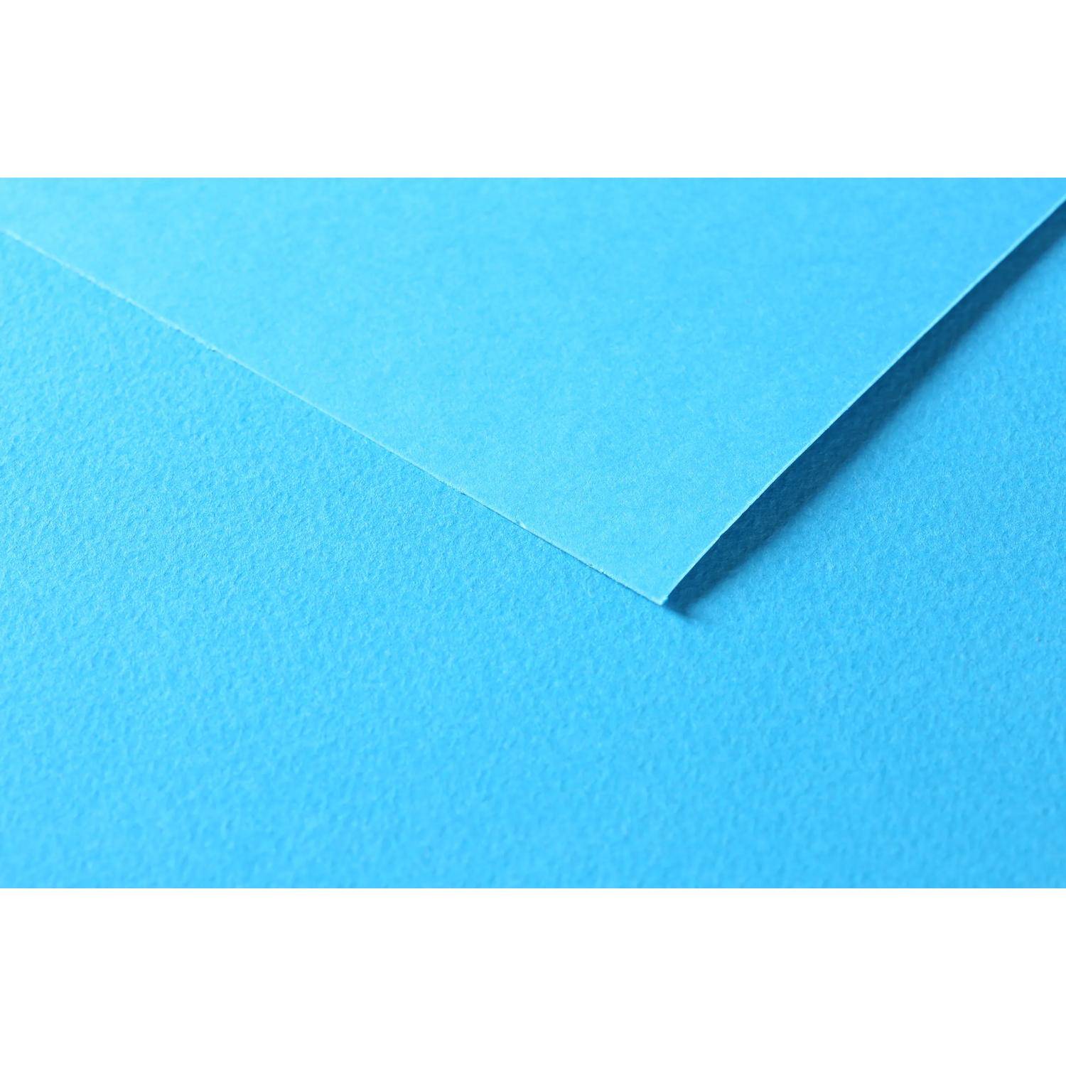 Clairefontaine Zeichenpapier Tulipe A3 160g, Packung mit 50 Blatt Türkis 960579C