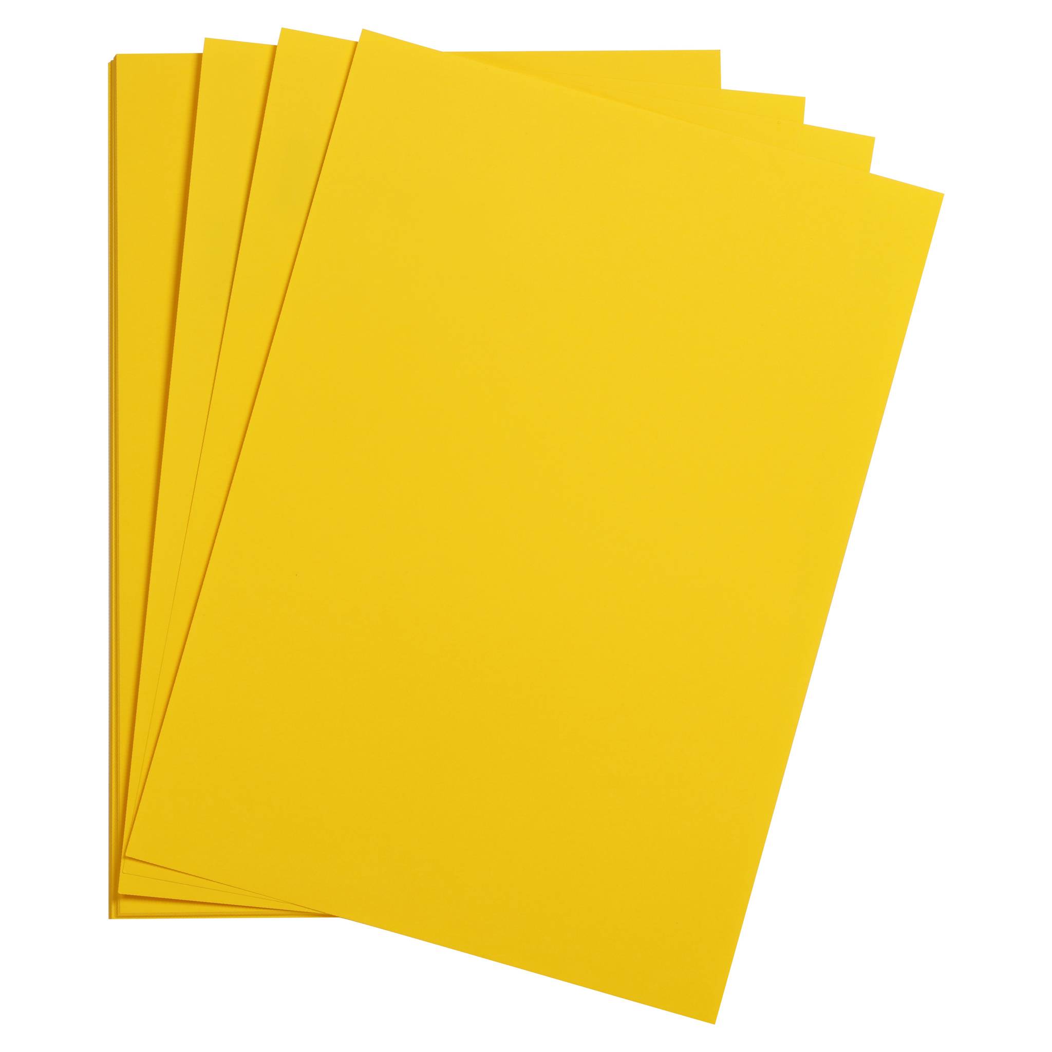 Clairefontaine Maya Fotokarton 50x70cm 270g 125 Bogen - Sonnengelb 397253C