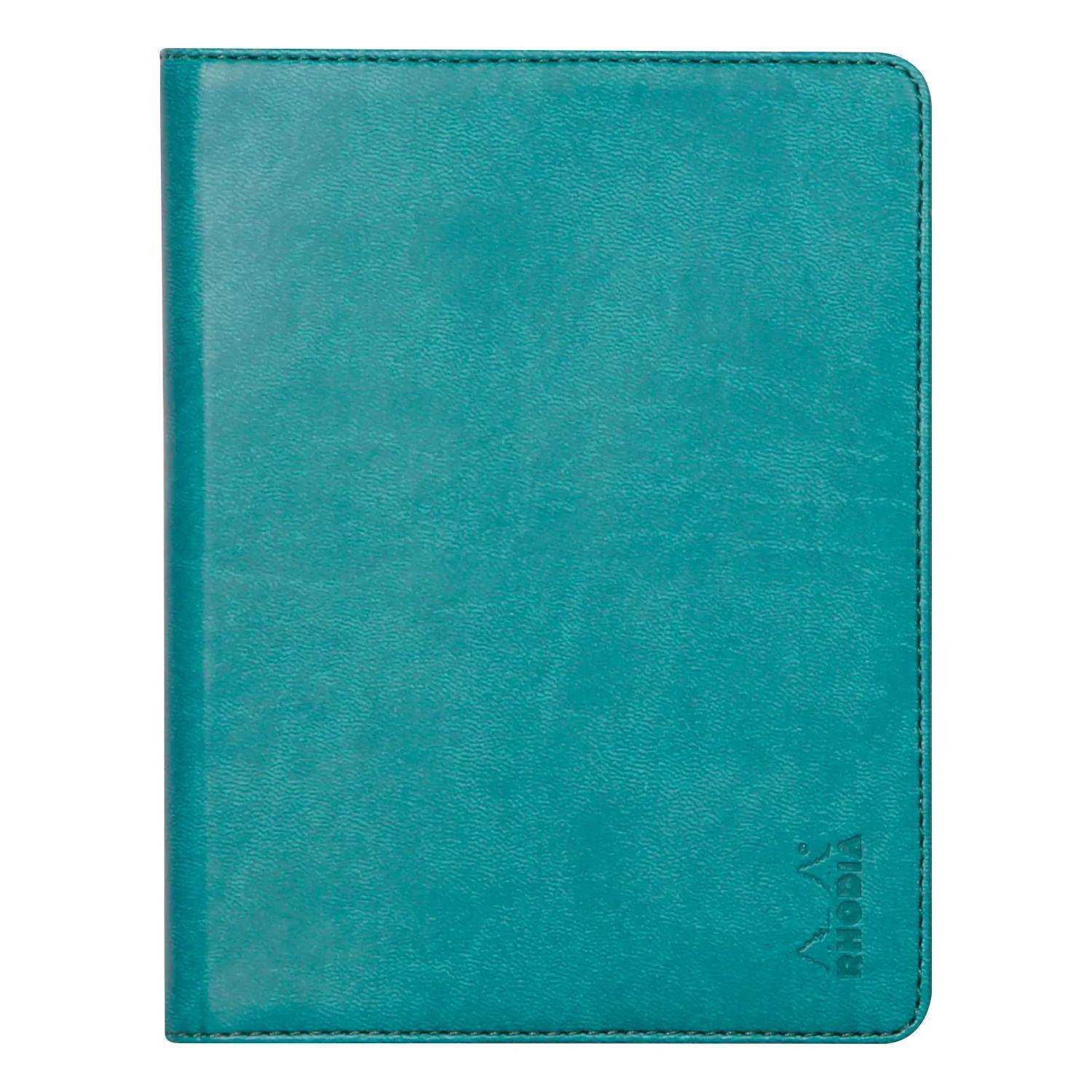 Rhodia Rhodiarama Mappe Block oder Notizheft A6, N°13 13x17 cm Pfaugrün 213004C