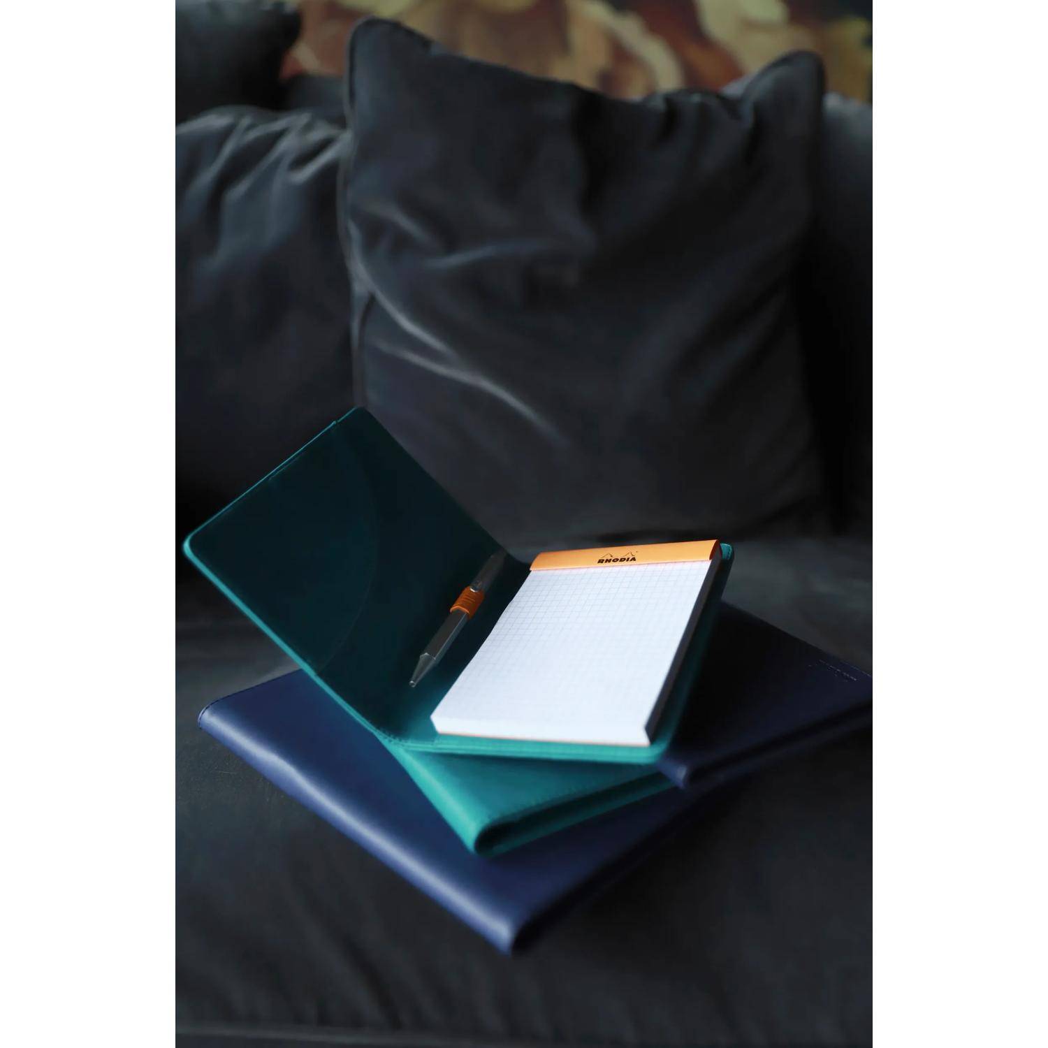 Rhodia Mappe für Block oder Notizheft A6, N°13 13x17 cm Mitternachtsblau 213005C