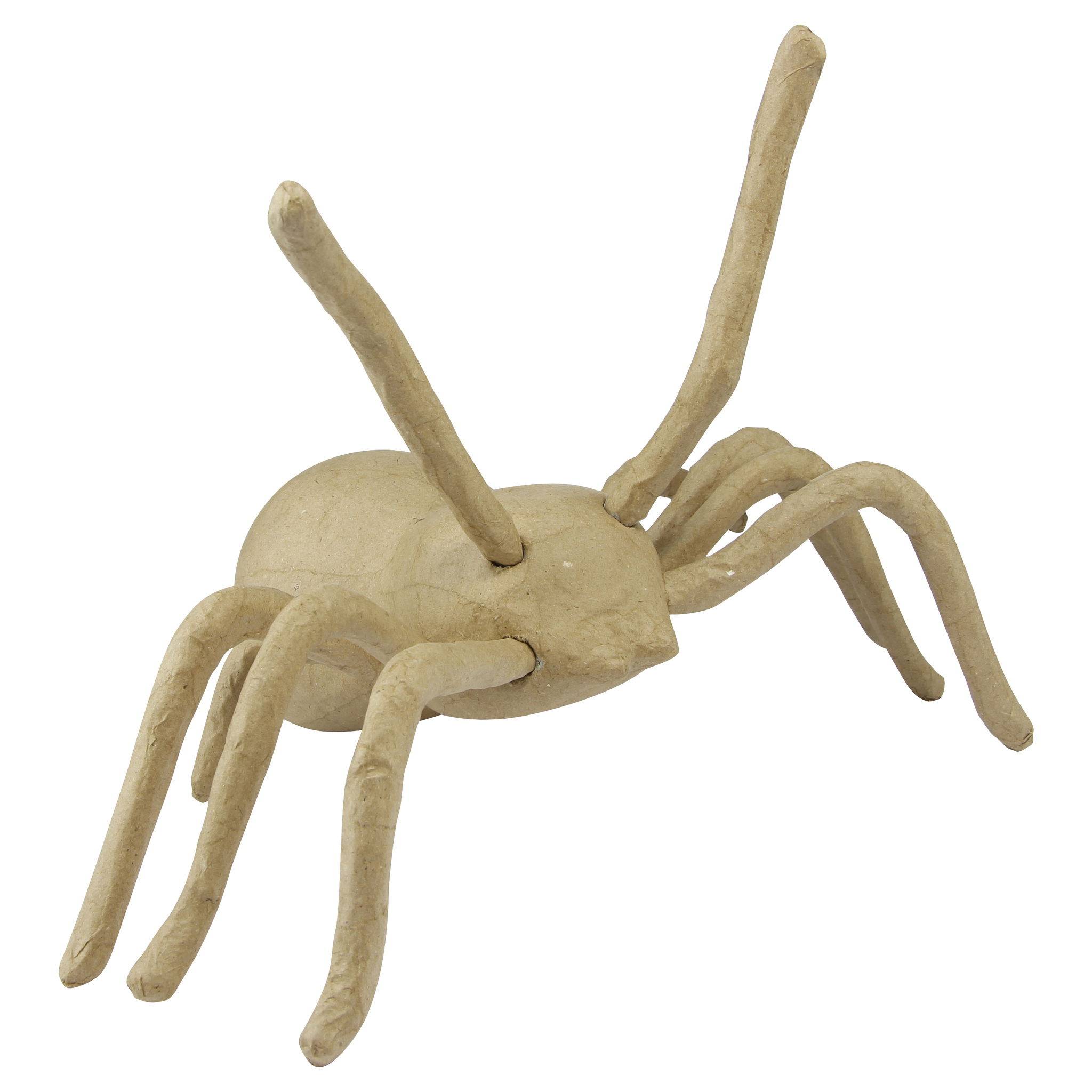 Décopatch Braunes Pappmaché, Spinne 100cm - Kartonbraun XLA15O