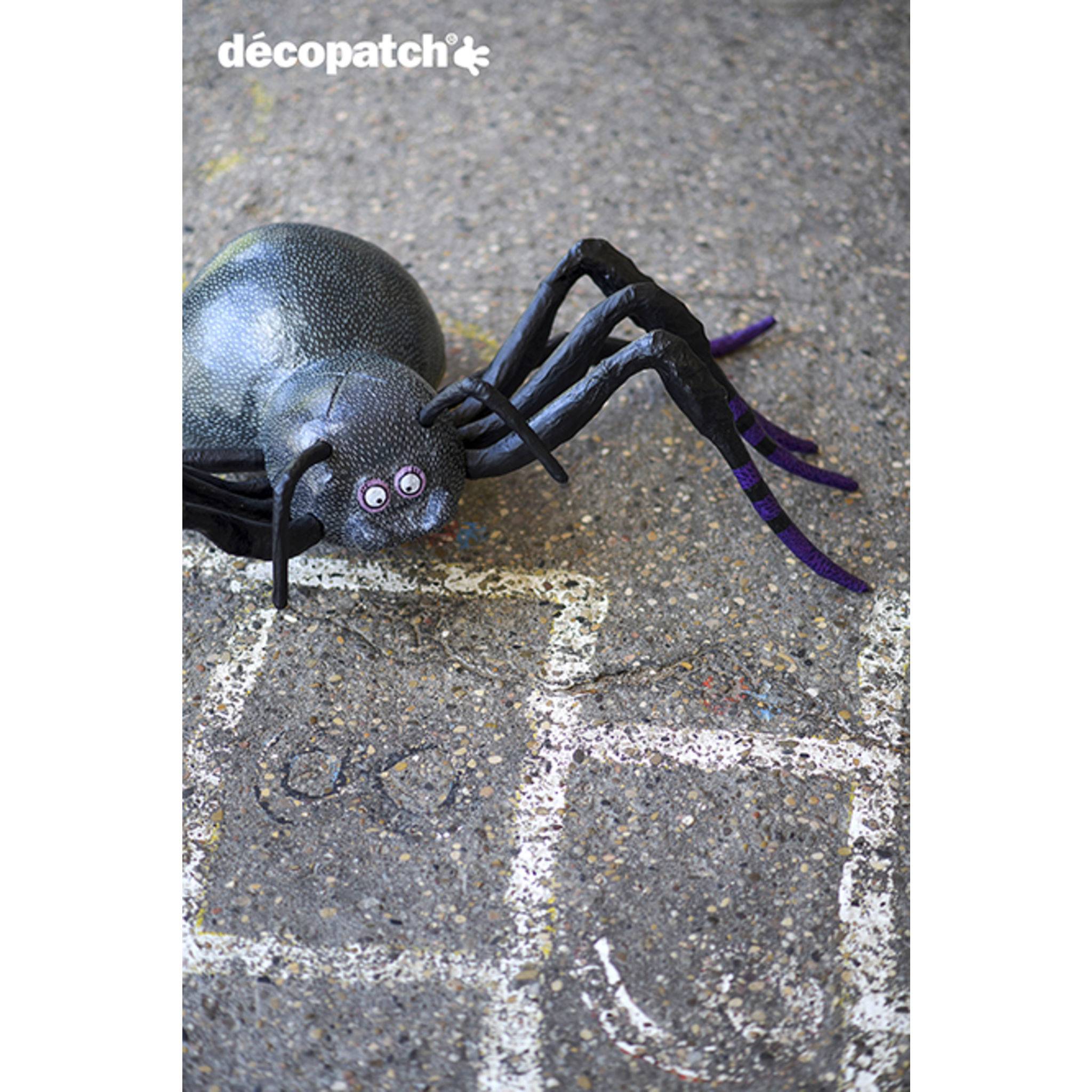 Décopatch Braunes Pappmaché, Spinne 100cm - Kartonbraun XLA15O