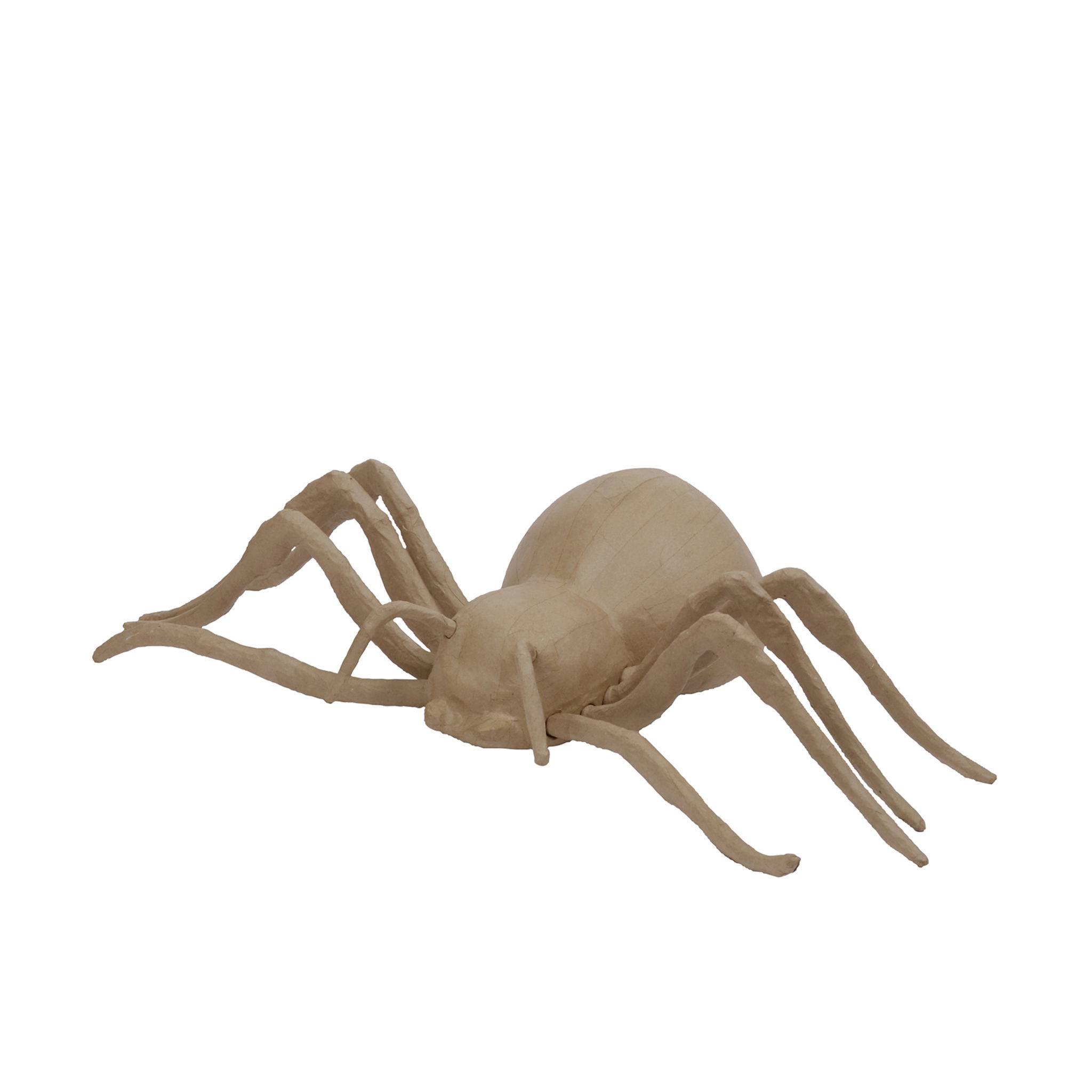 Décopatch Braunes Pappmaché, Spinne 100cm - Kartonbraun XLA15O