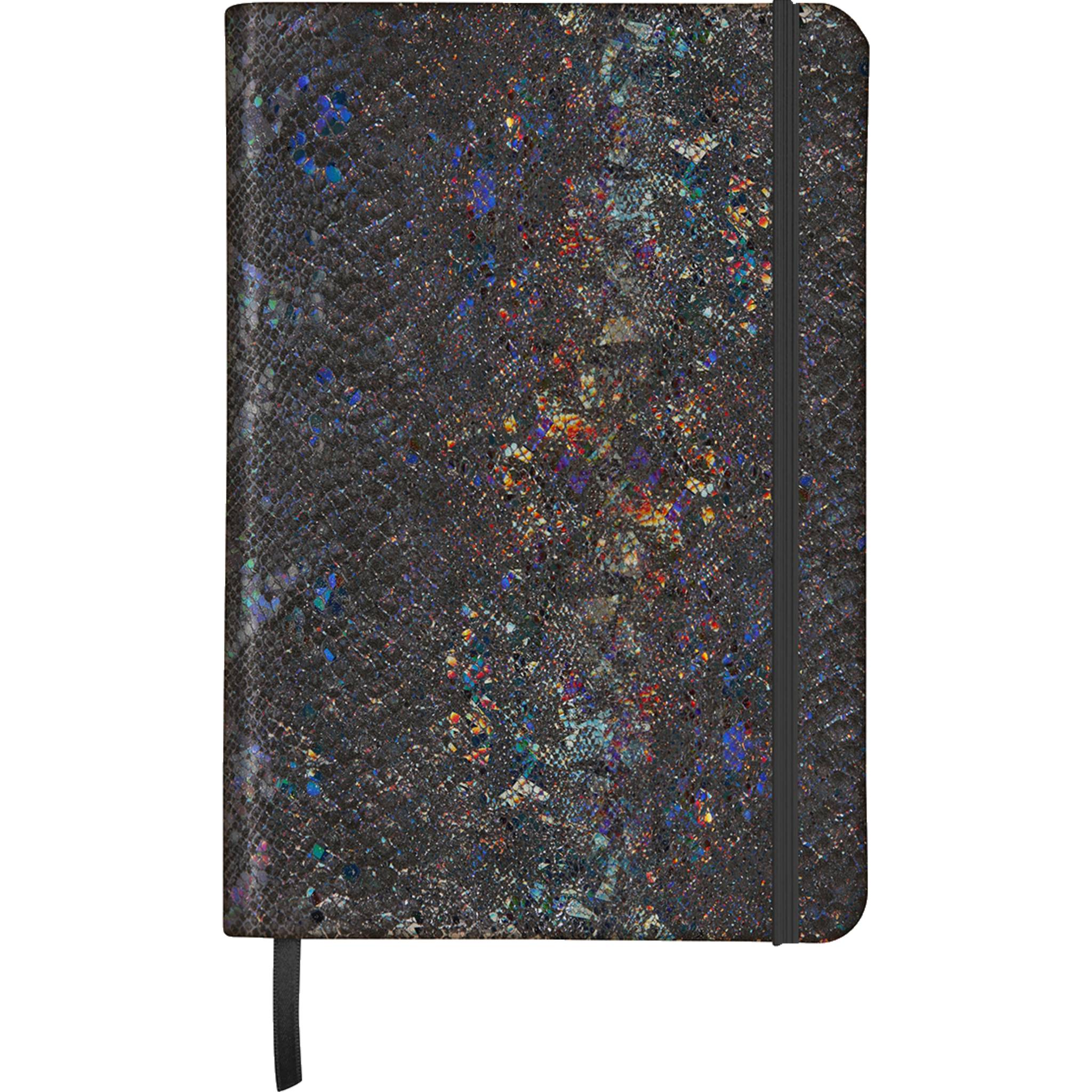 Clairefontaine 4x Notizbuch A5 72 Blatt 90g liniert Lazer schwarz 400112C