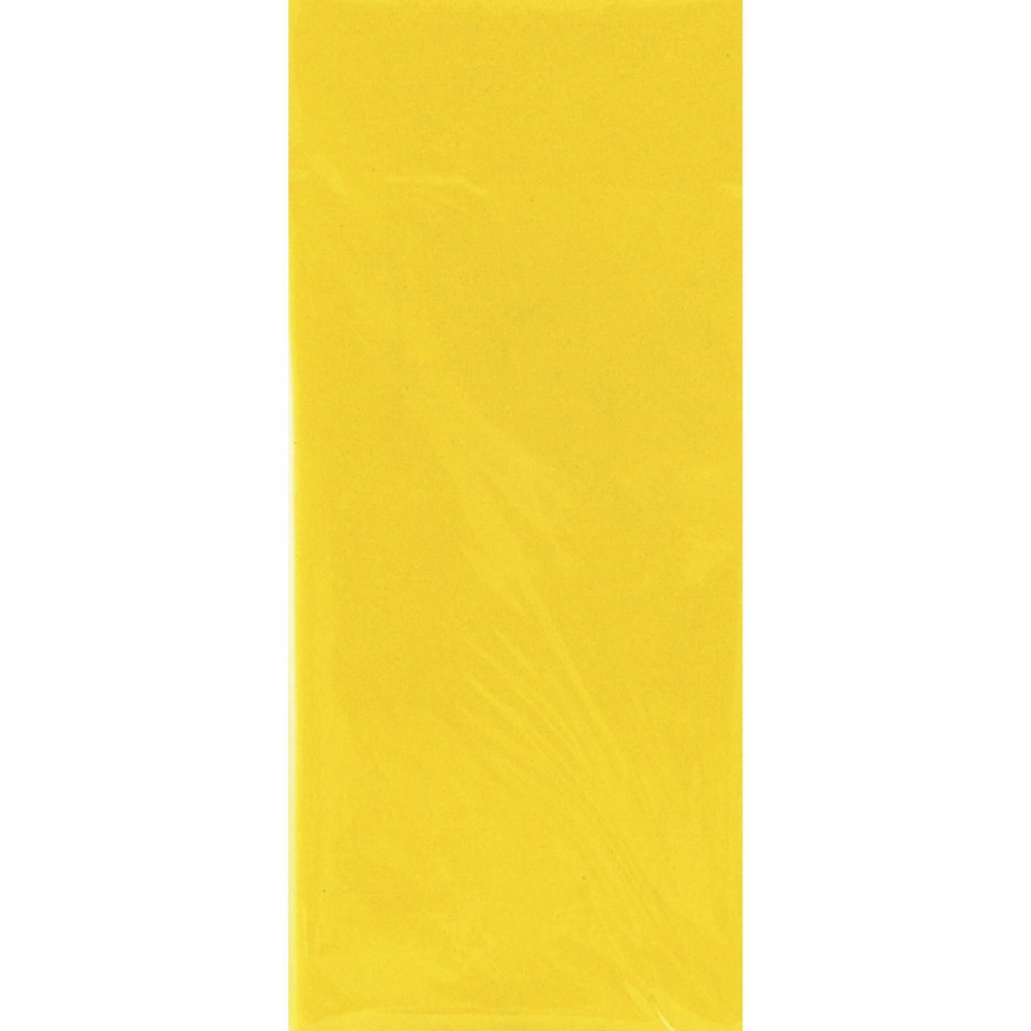 Clairefontaine 12x Seidenpapier, Packung mit 6 Blatt 50x70 cm, gelb Gelb 6663-YC