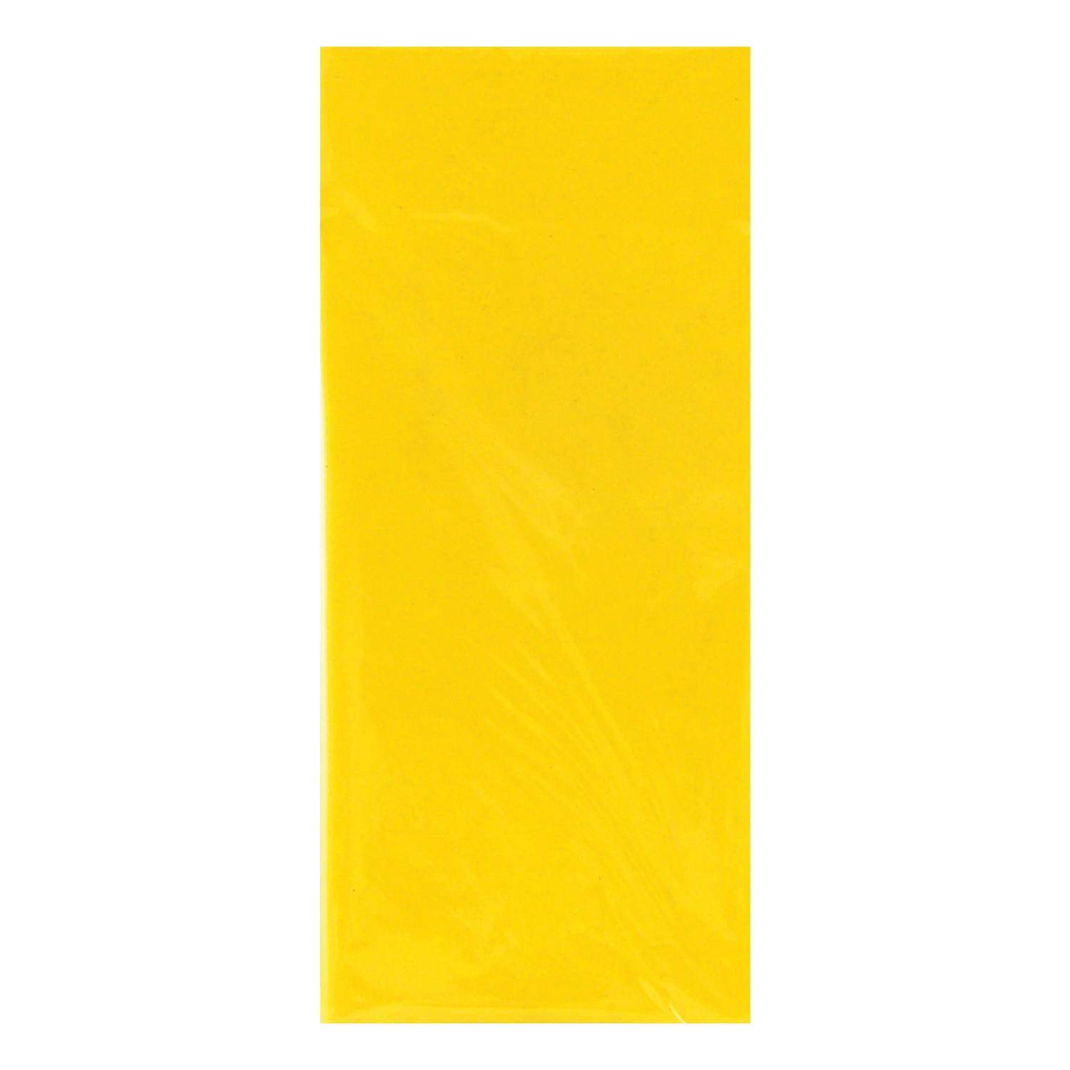 Clairefontaine 12x Seidenpapier, Packung mit 6 Blatt 50x70 cm, gelb Gelb 6663-YC