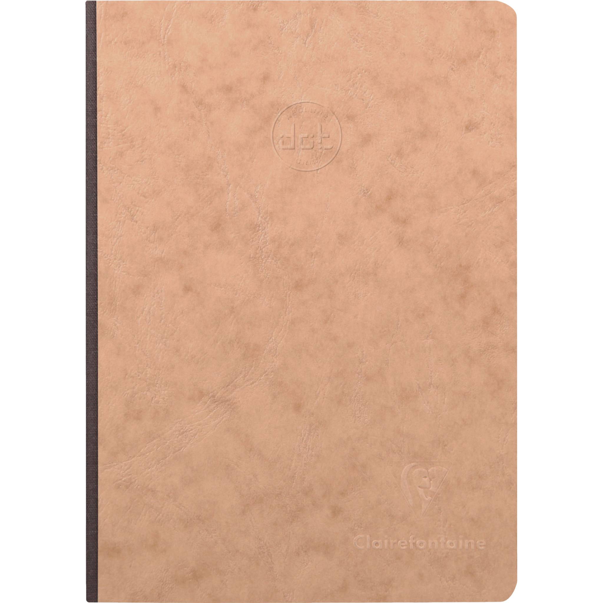 Clairefontaine 5x Notizbuch AgeBag A5 Leinen dot-Lineatur 96 Blatt Tabak 79543C