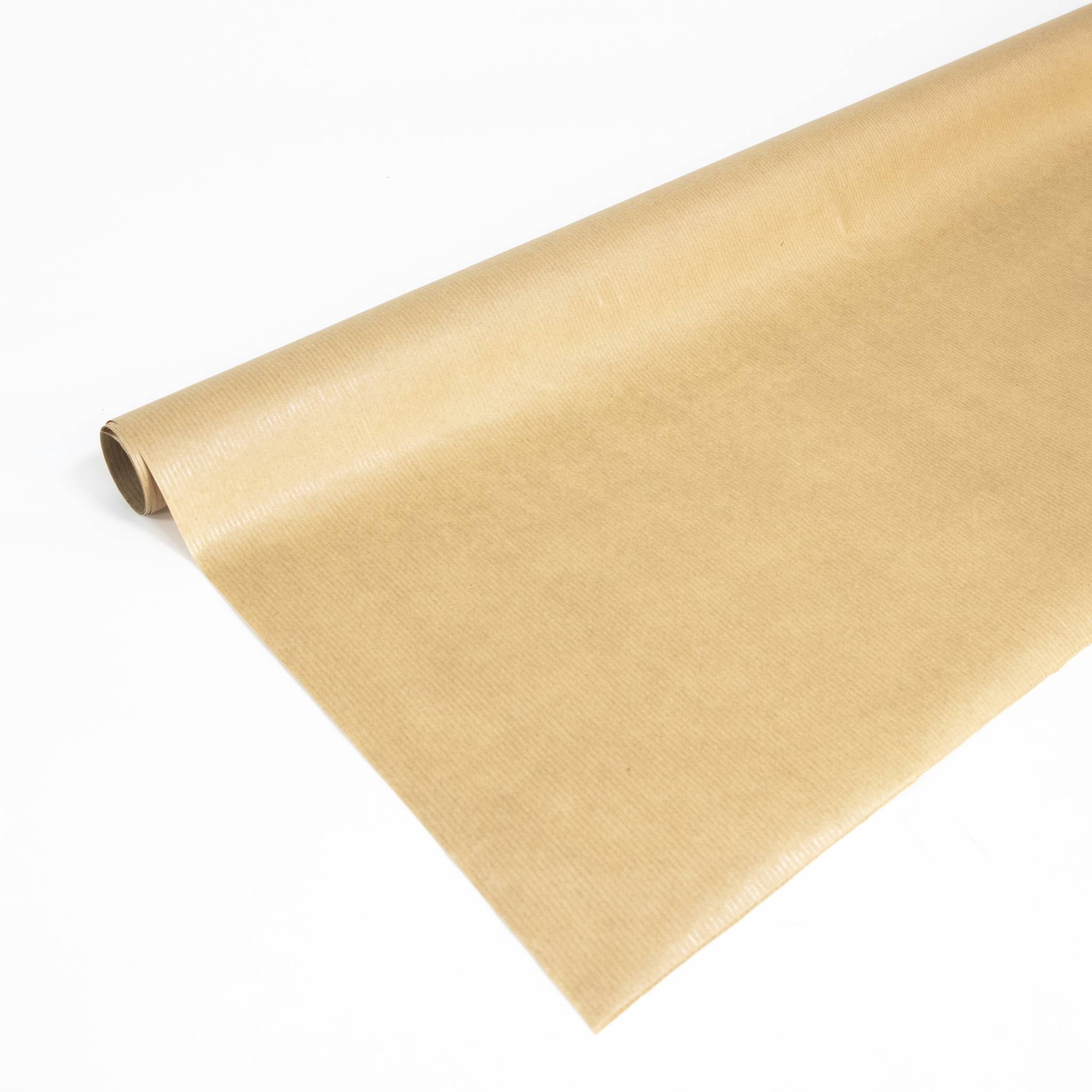 Clairefontaine 16x Geschenkpapierrolle 10x0,70m, Kraft braun gerippt 195771C