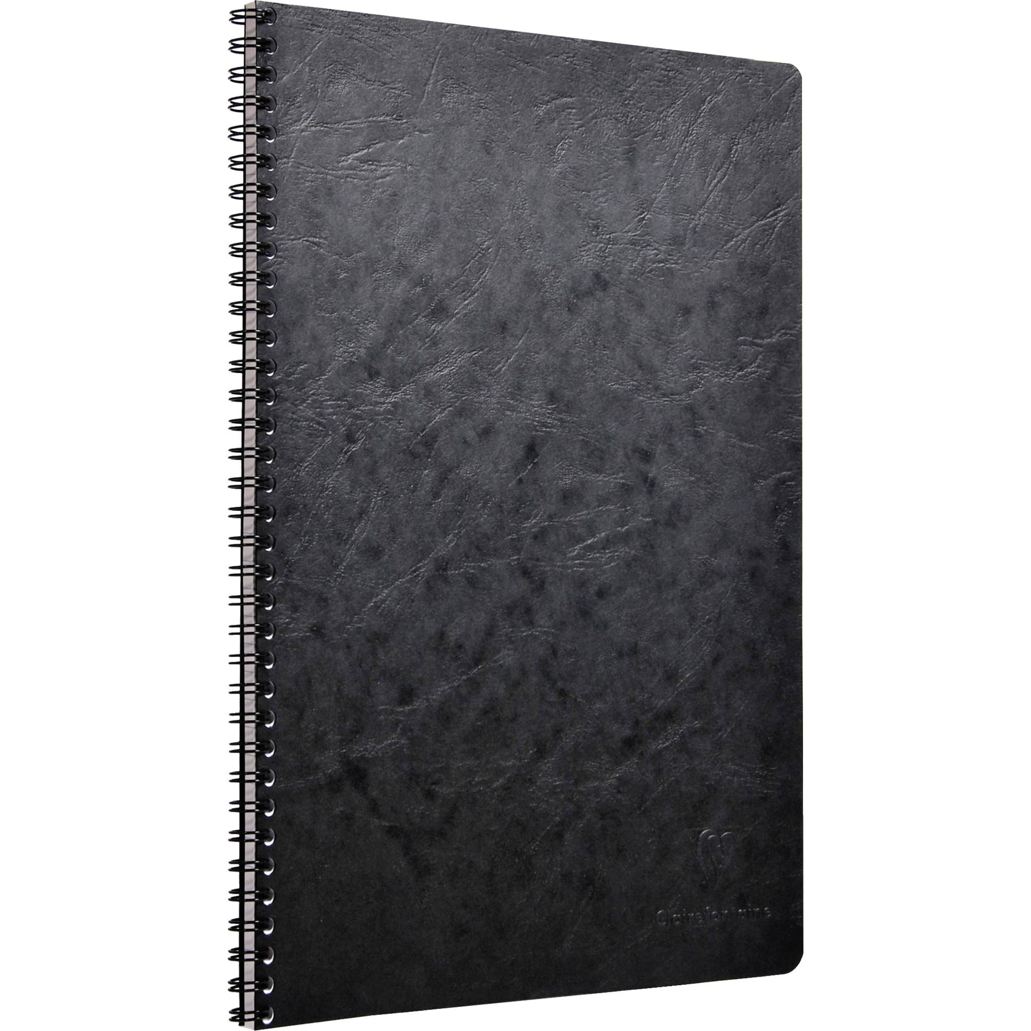 Clairefontaine 5x Spiralbuch Age Bag A4 kariert 50 Blatt - Schwarz 781421C