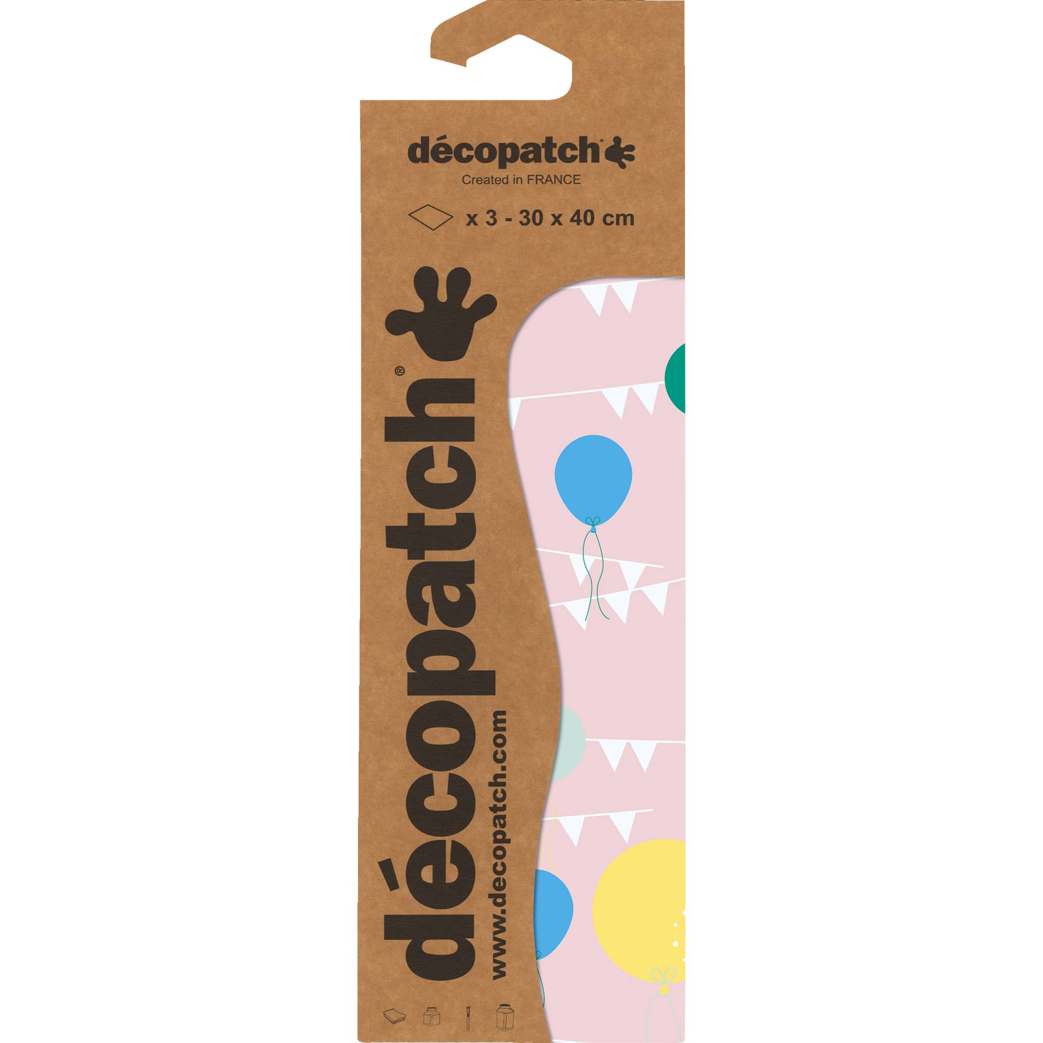 Décopatch 6x Pkg 3Bl identisch Ref 905 - C905C