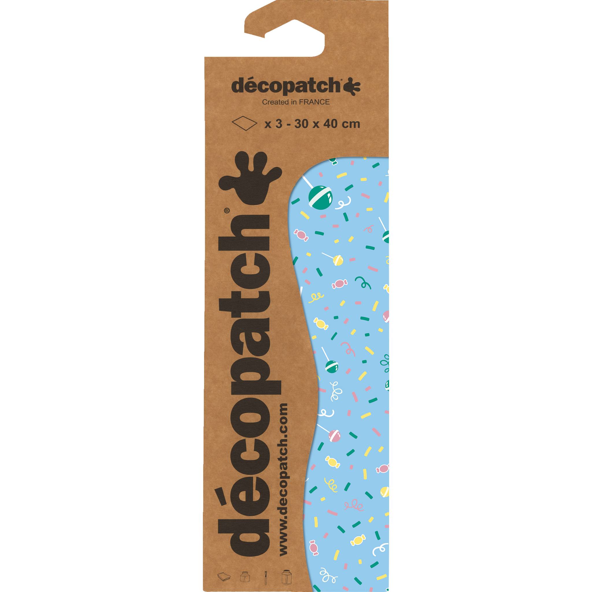 Décopatch 6x Pkg 3Bl identisch Ref 906 - C906C