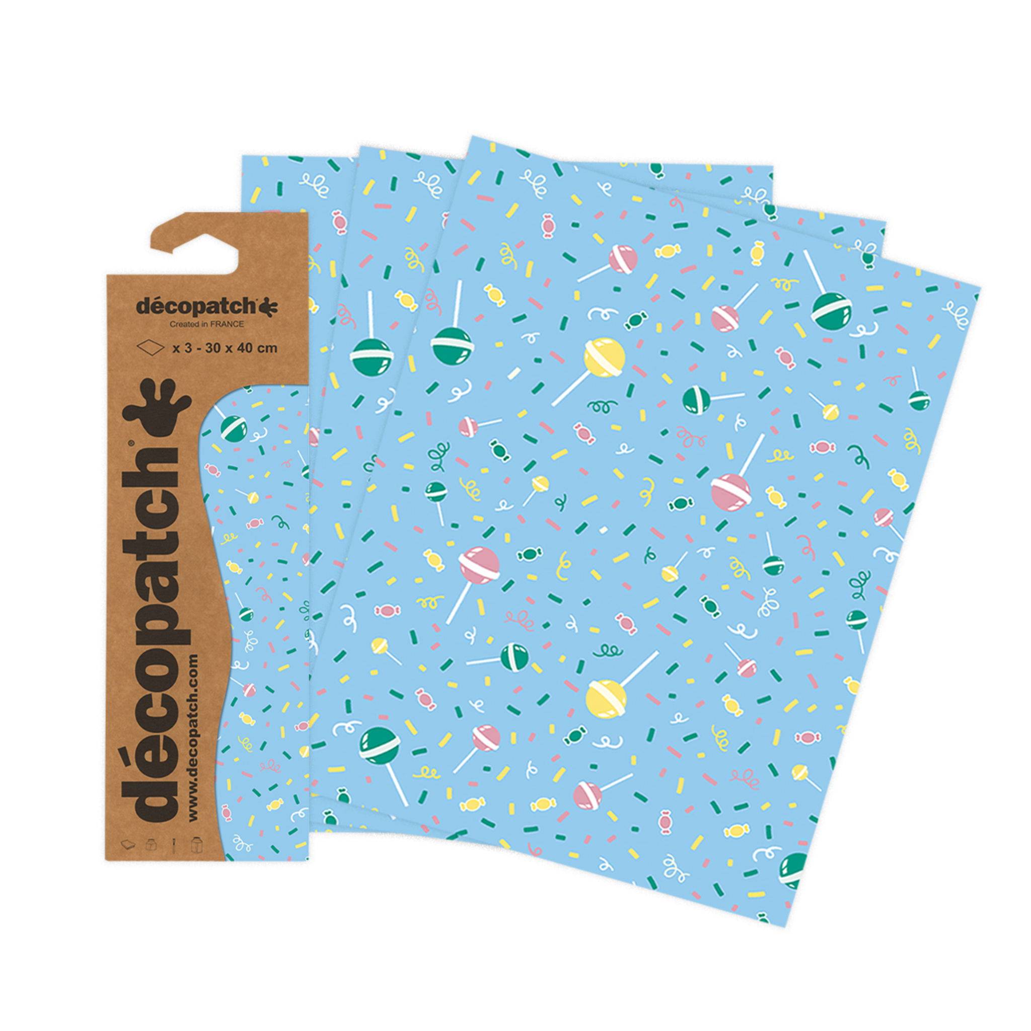 Décopatch 6x Pkg 3Bl identisch Ref 906 - C906C