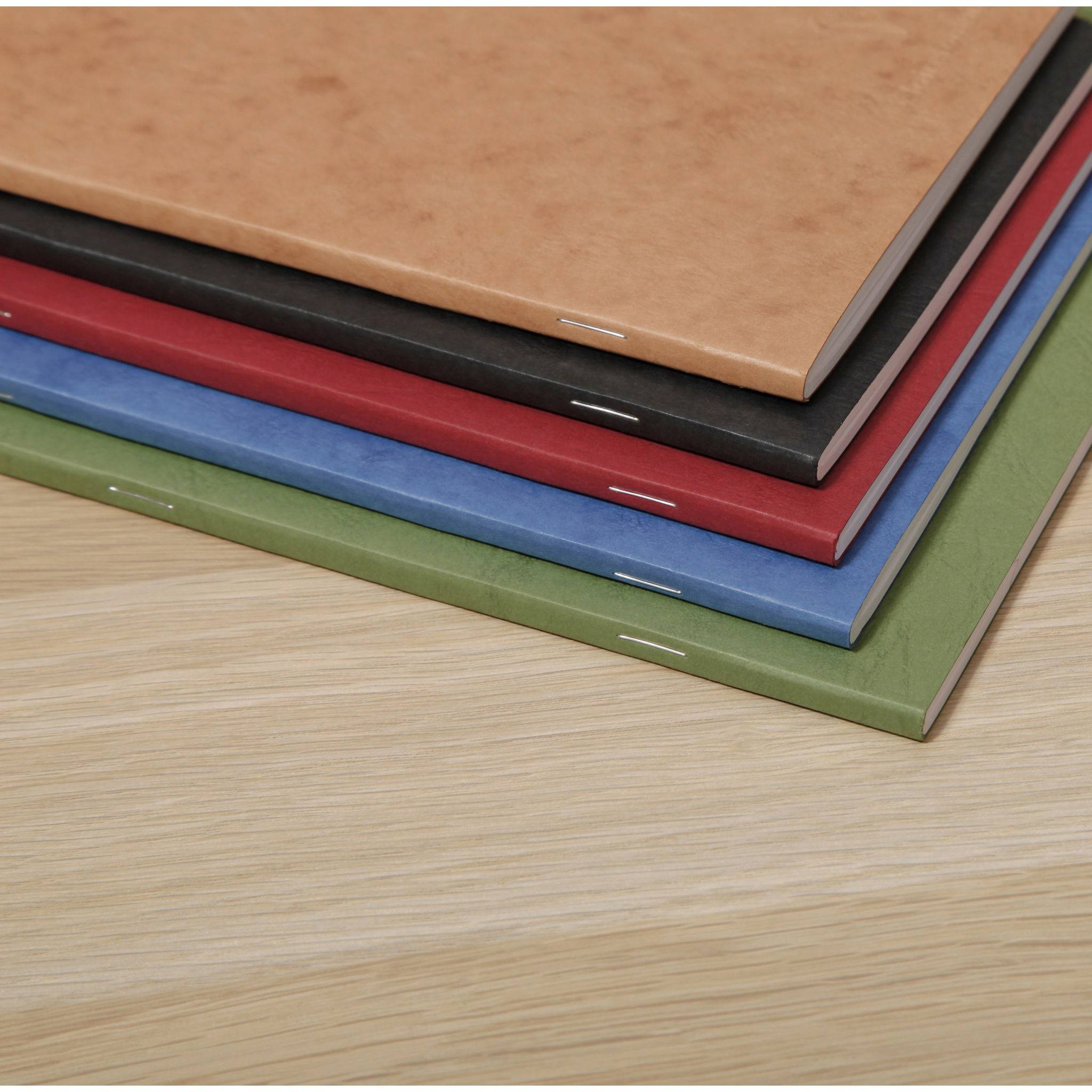 Clairefontaine 5x Age Bag Notizbuch A5, 48 Blatt 90g liniert Tabak 73316C