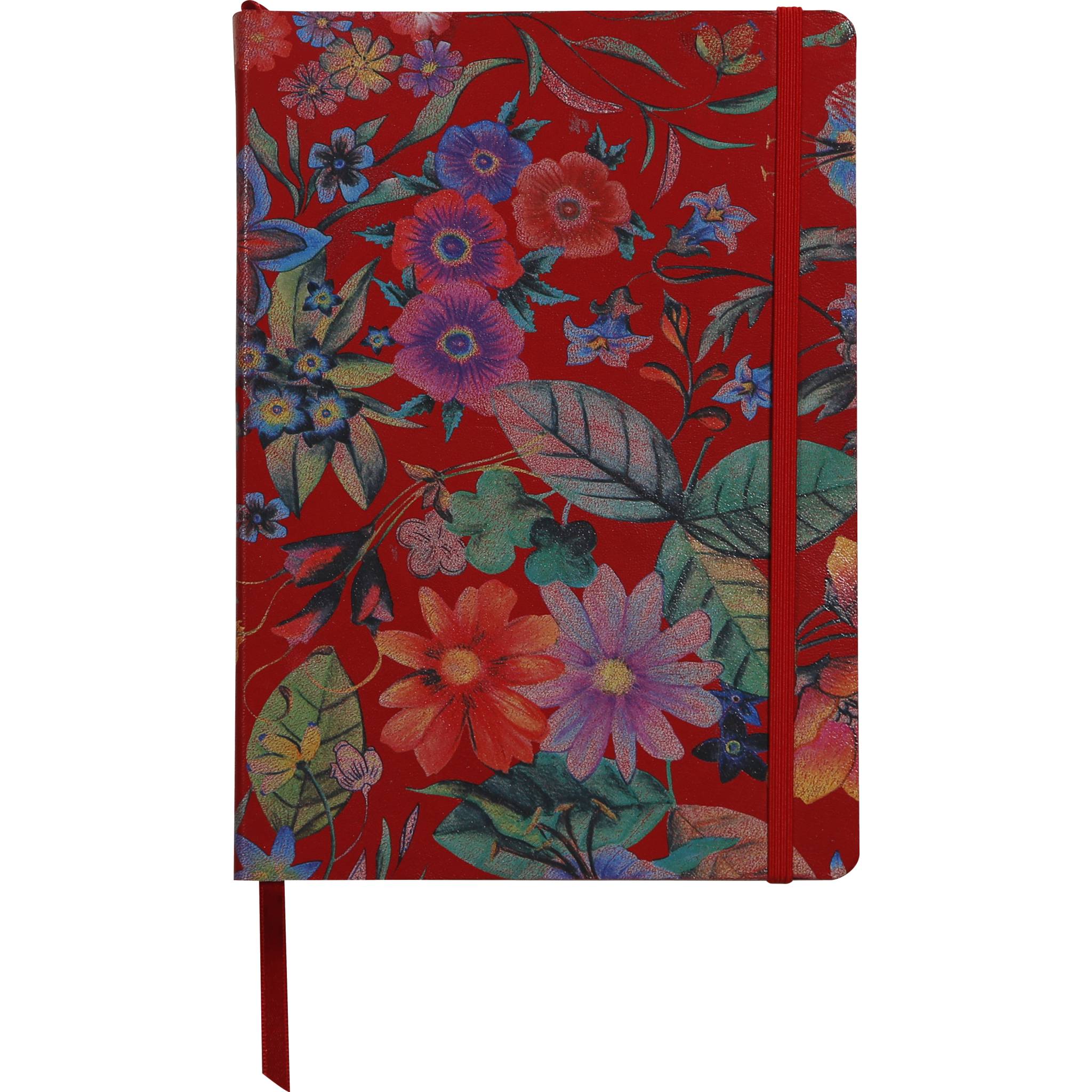 Clairefontaine 4x Notizbuch A5 72 Blatt 90g liniert Roter Garten 400125C