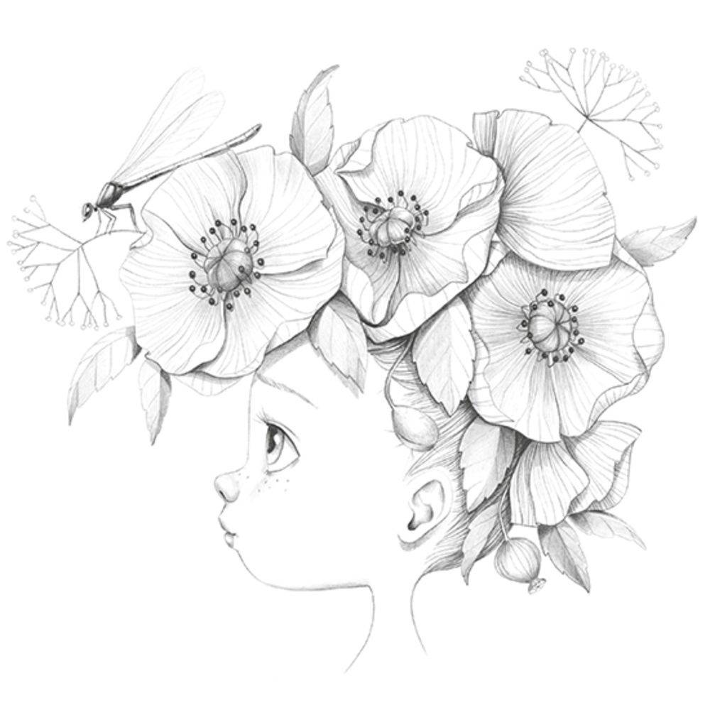 Avenue Mandarine 5x Malbuch Wild 1 - Rosa GY065O