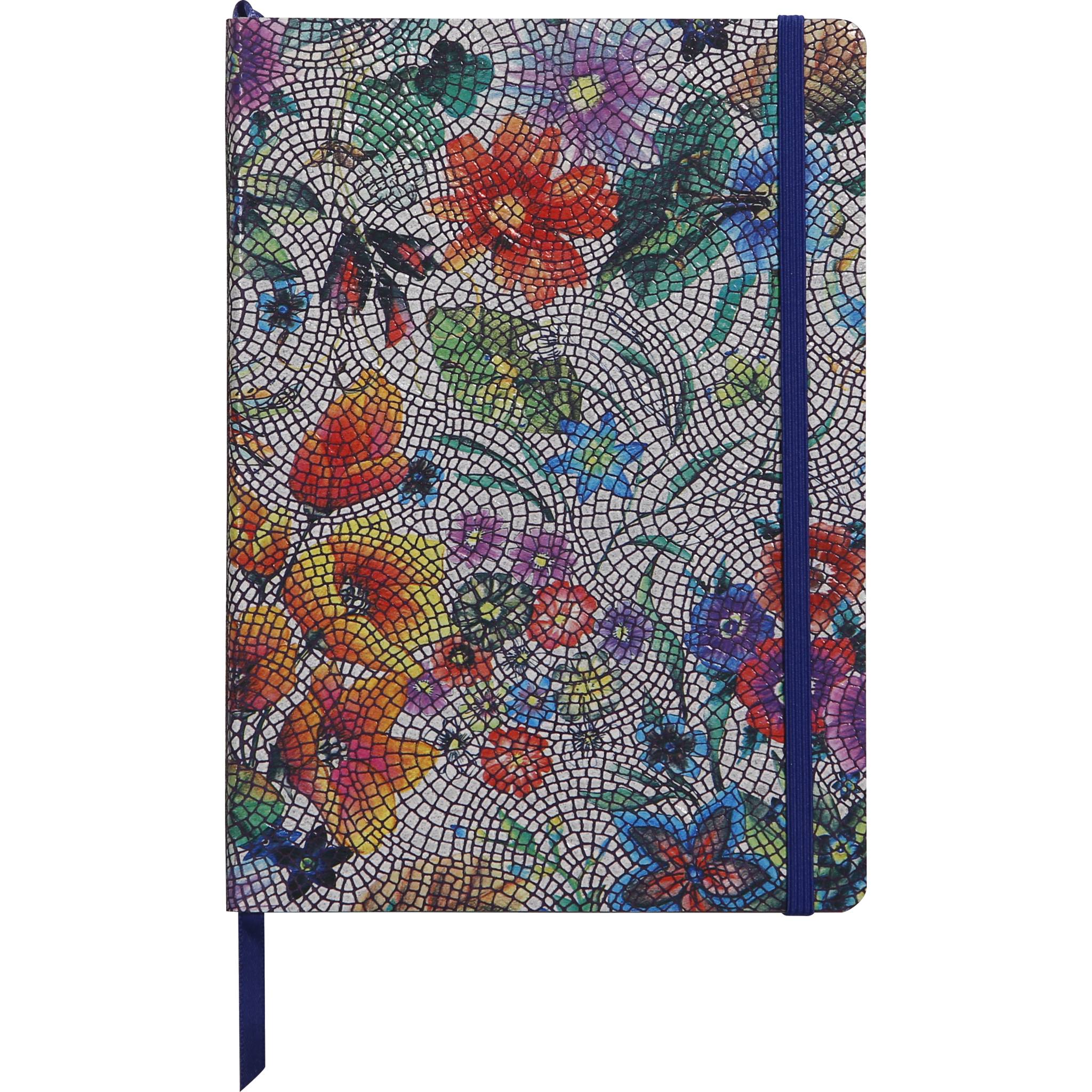 Clairefontaine 4x Notizbuch A5 72 Blatt 90g liniert Blumen 400124C