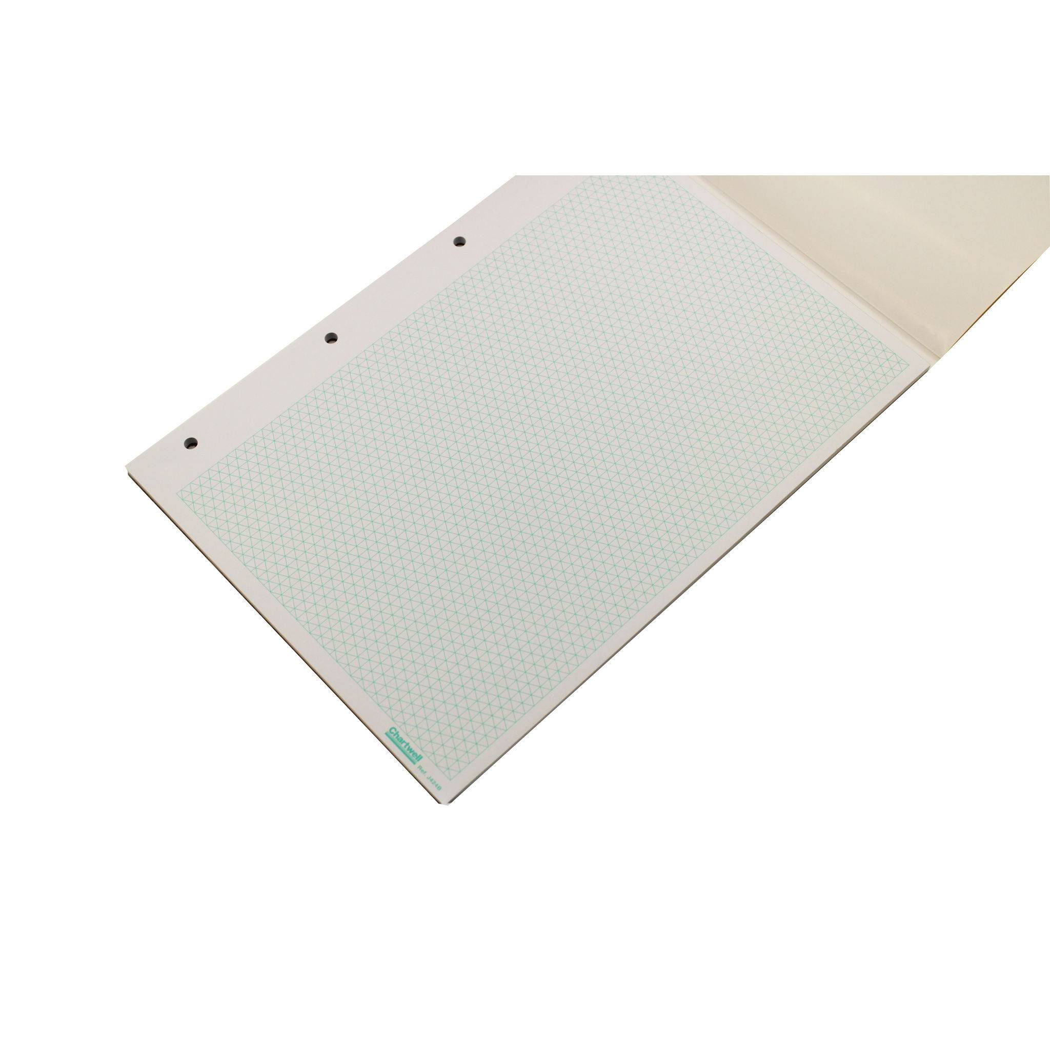 Clairefontaine 10x isometrisches Millimeterpapier Block A4, 50 Blatt J424BZ