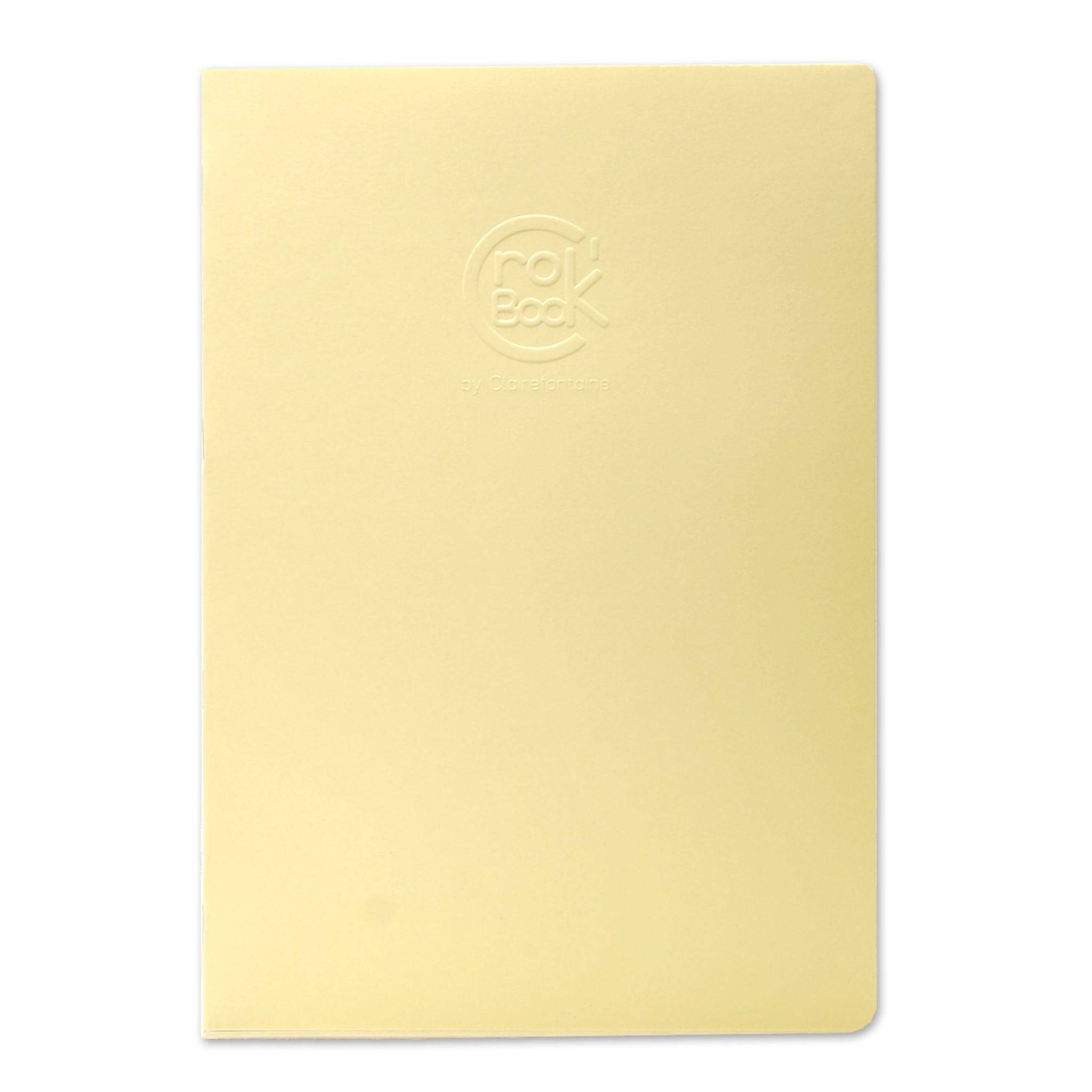 Clairefontaine 10x Skizzenheft Crok'Book A4 Hochformat 24 Blatt weiß 90g - 6032C